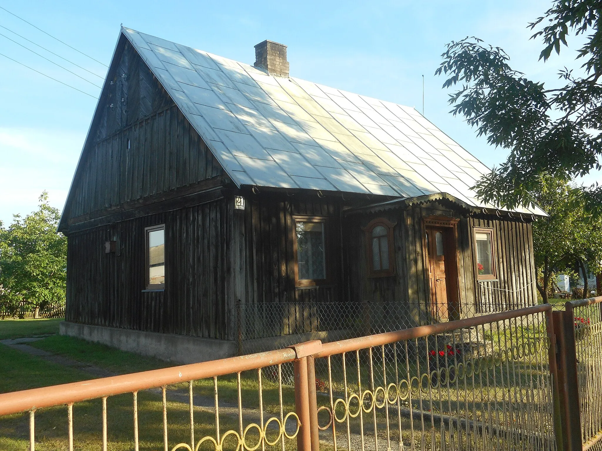 Photo showing: Wooden house in Olszewka, Kurpie (Green Forest), Poland