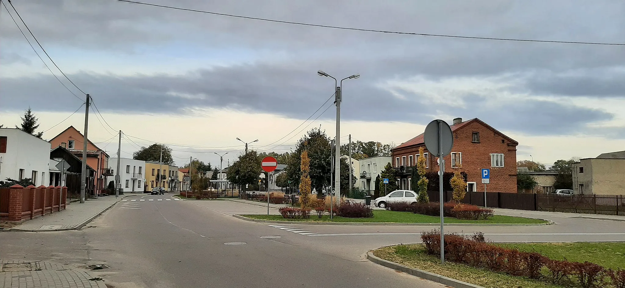 Photo showing: Ulica Szeroka w Skrwilnie