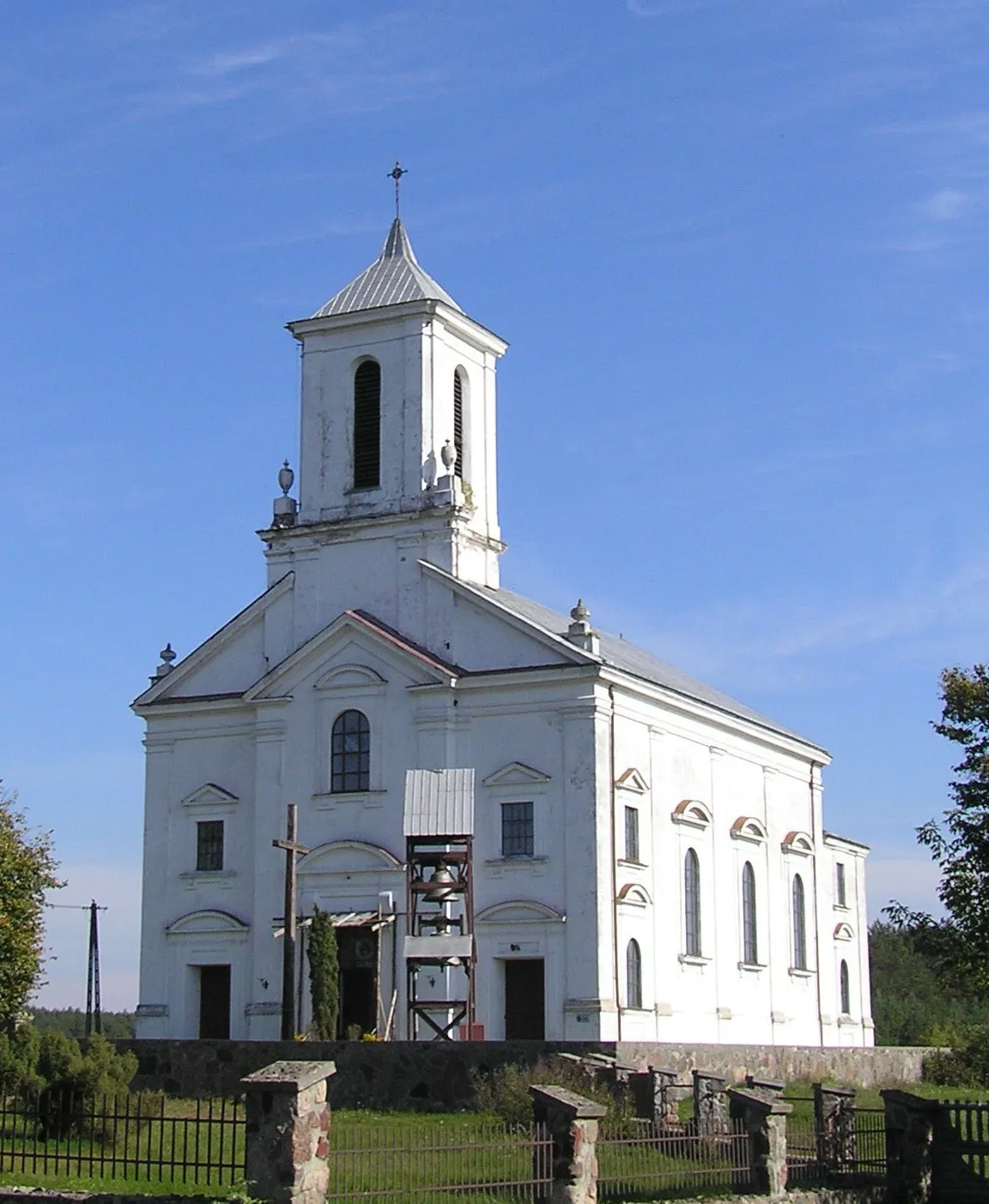 Photo showing: St. Adalbert's Church in Zambski Kościelne (Pułtusk County)