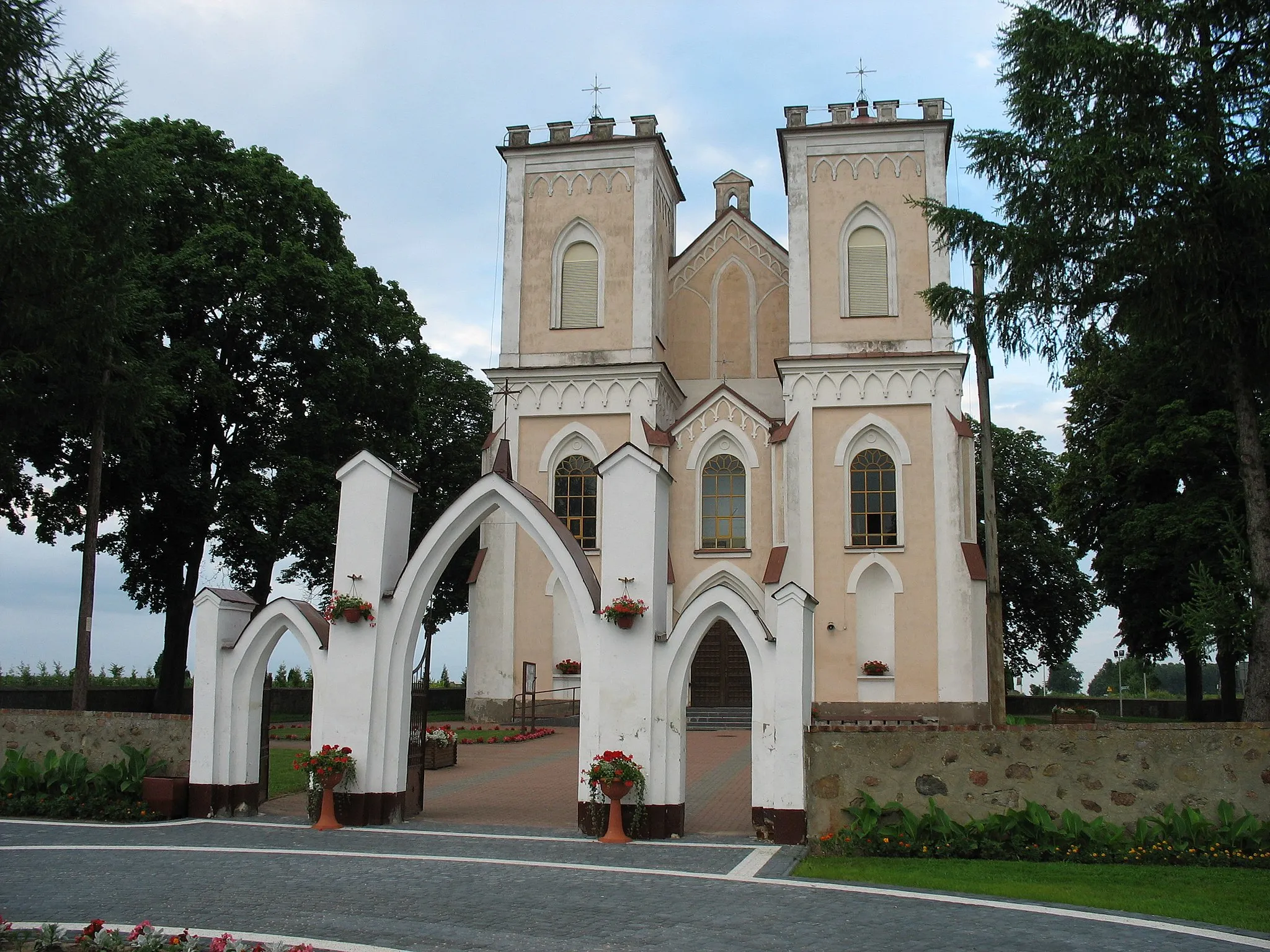 Photo showing: The roman-catholic church in Perlejewo, Poland