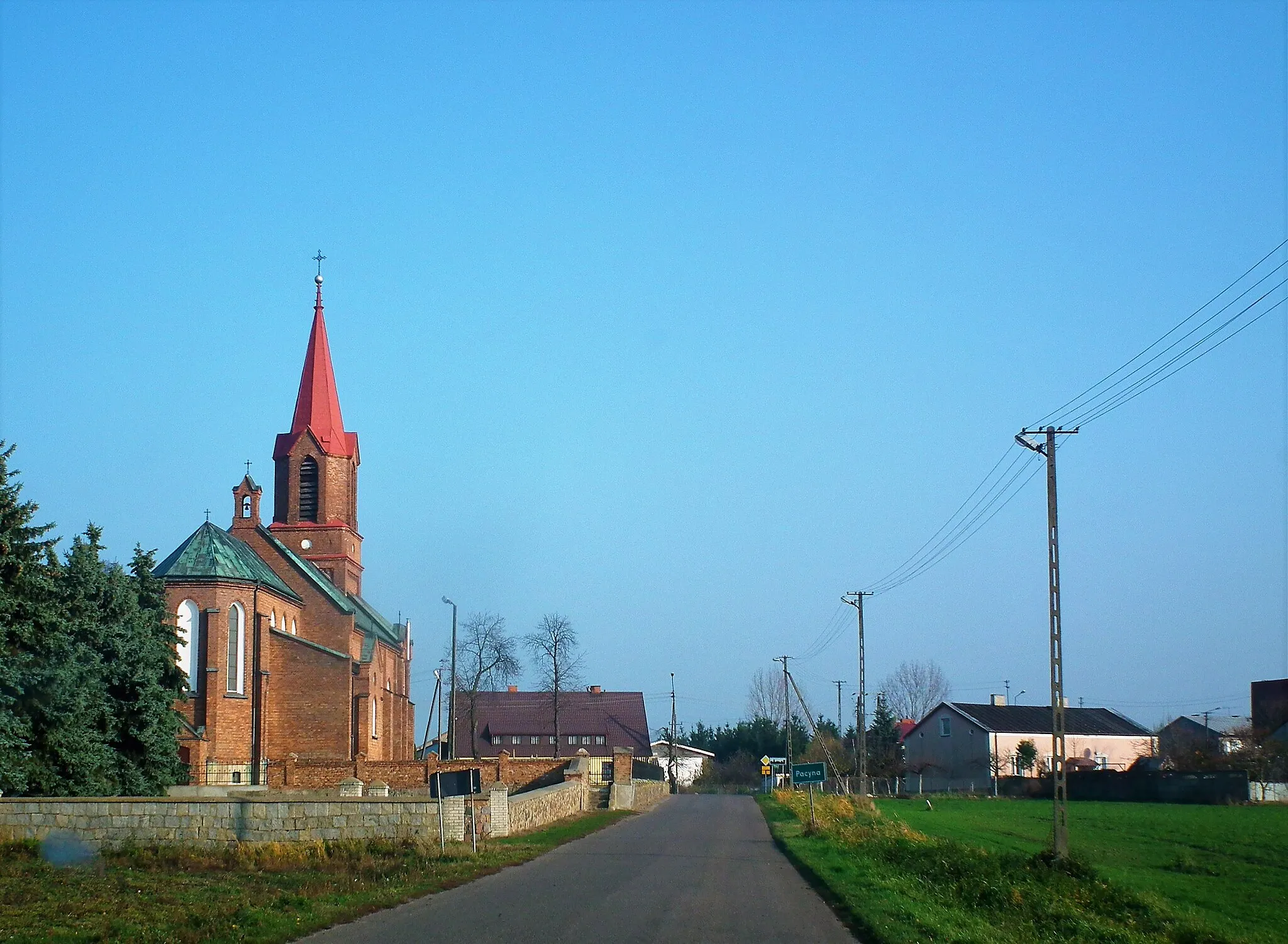 Photo showing: Kościół św. Wawrzyńca w Pacynie.