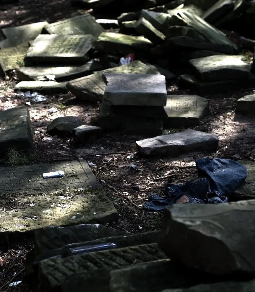 Photo showing: Jewish cemetery in Sobienie-Jeziory