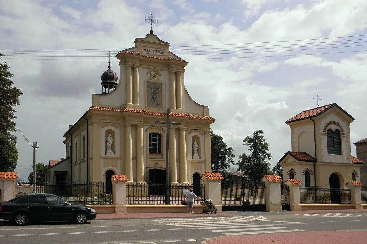 Photo showing: Zabytkowy kościół św. Jana w Magnuszewie.