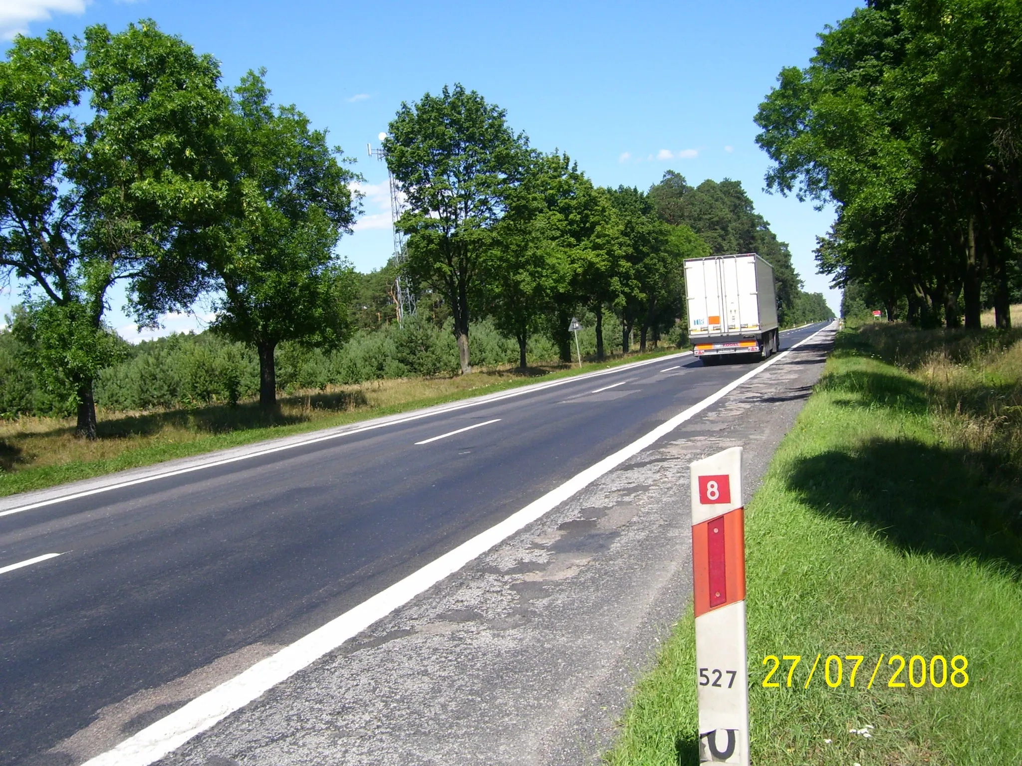 Photo showing: National road 8 in Budykierz