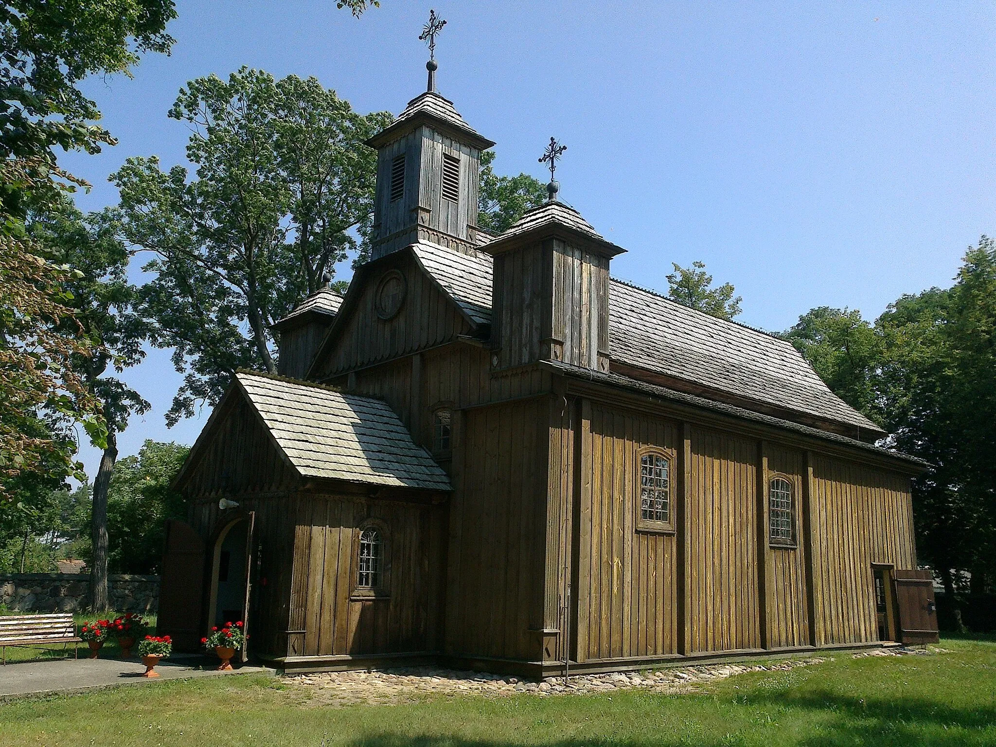 Photo showing: Barcice (gm. Somianka, pow. Wyszków) - kościół Św. Stanisława BM z 1758 r.
