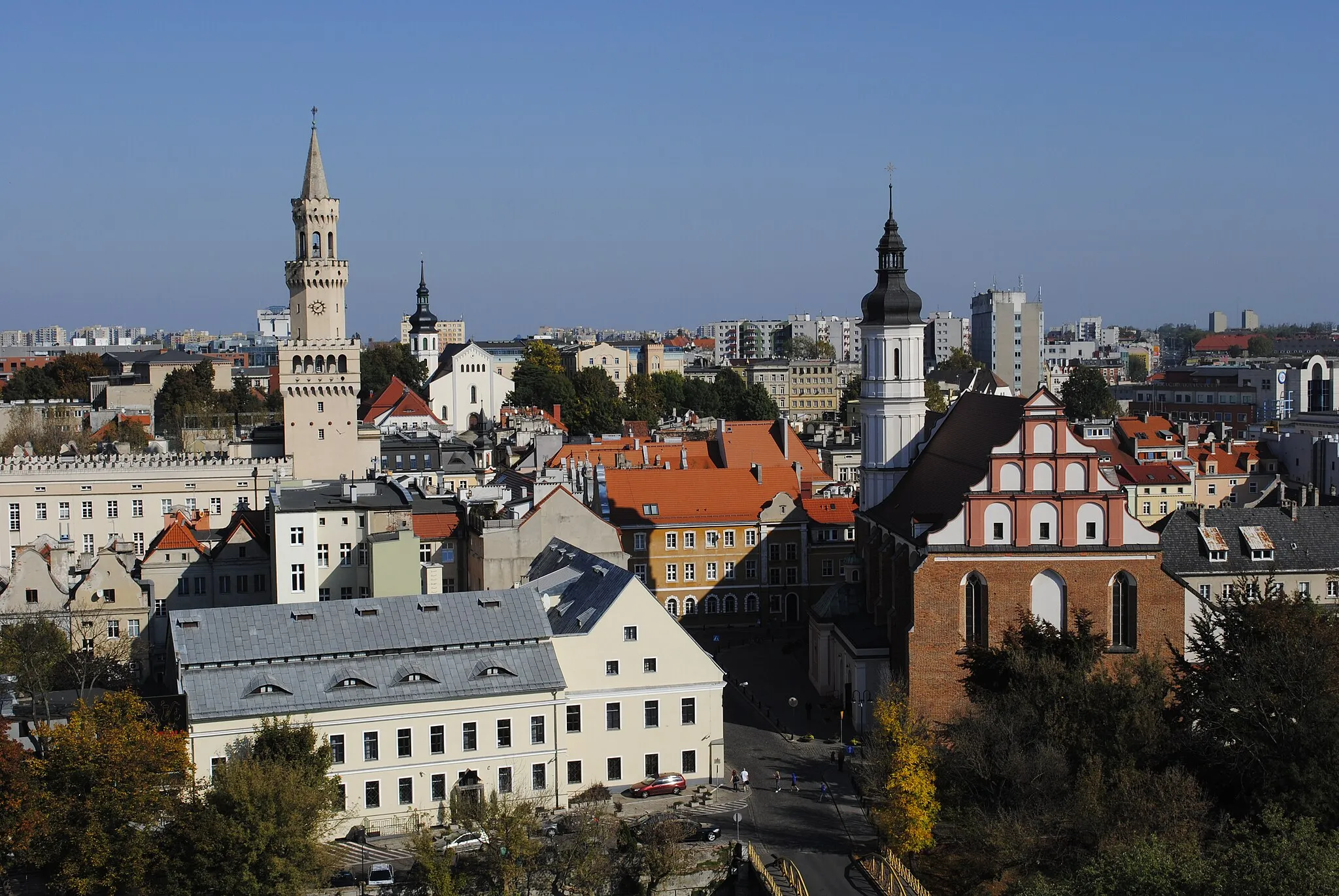 Photo showing: Blick vom Piastenturm auf die Altstadt