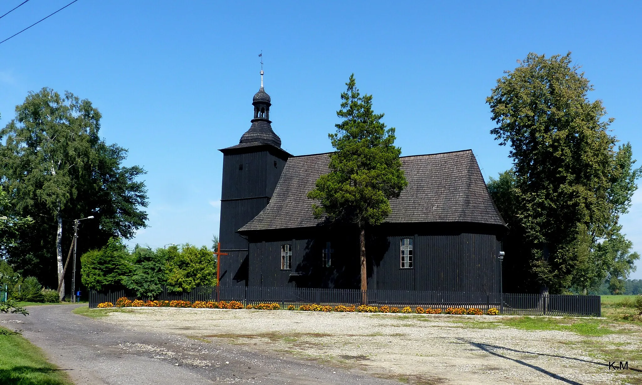 Photo showing: Gołkowice  drewniany kościół pod wezwaniem świętego Jacka