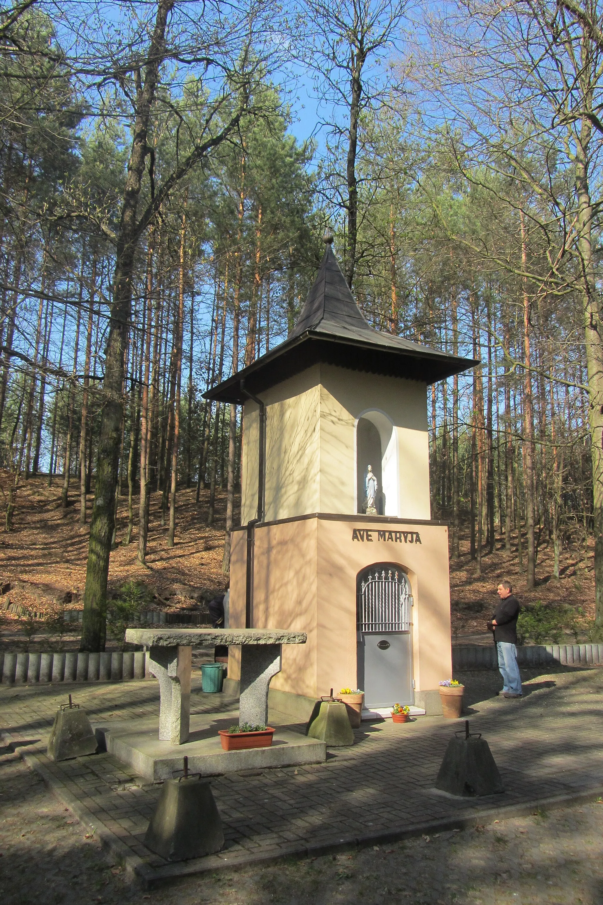 Photo showing: Heilquelle mit der Kapelle Studzionka