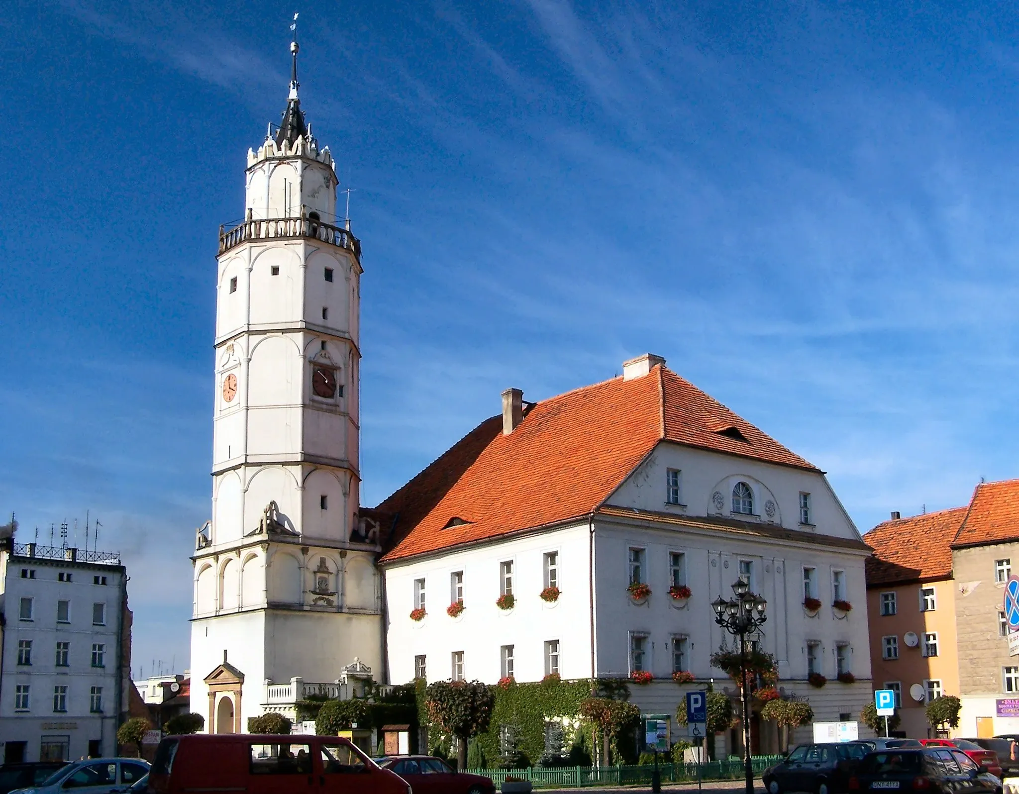 Photo showing: Town hall in Paczków (Lower Silesia, Poland).