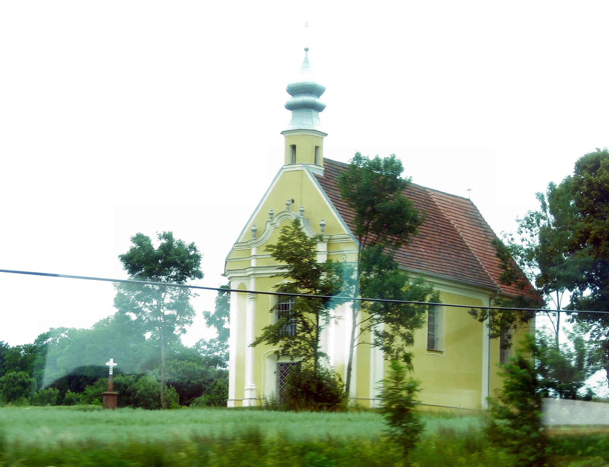 Photo showing: kaplica p.w. Najśw. Panny Marii (na „Glinianej Górce”), 1781, 1950
Głogówek, Głogówek