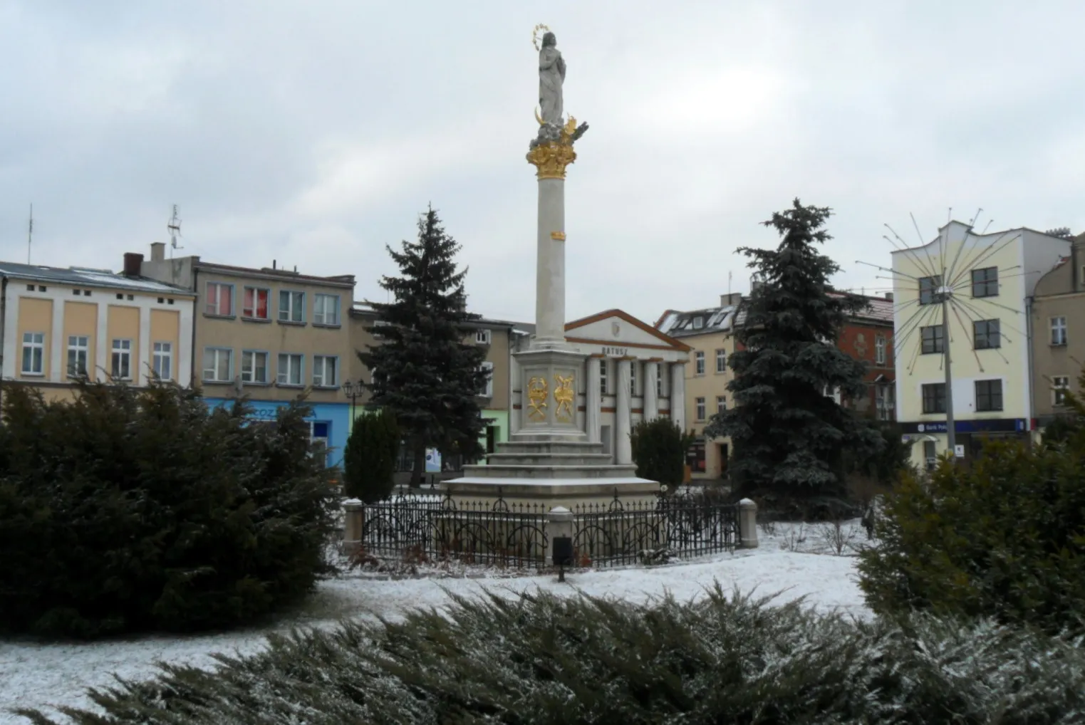 Photo showing: Olesno. Śl.Polska rynek