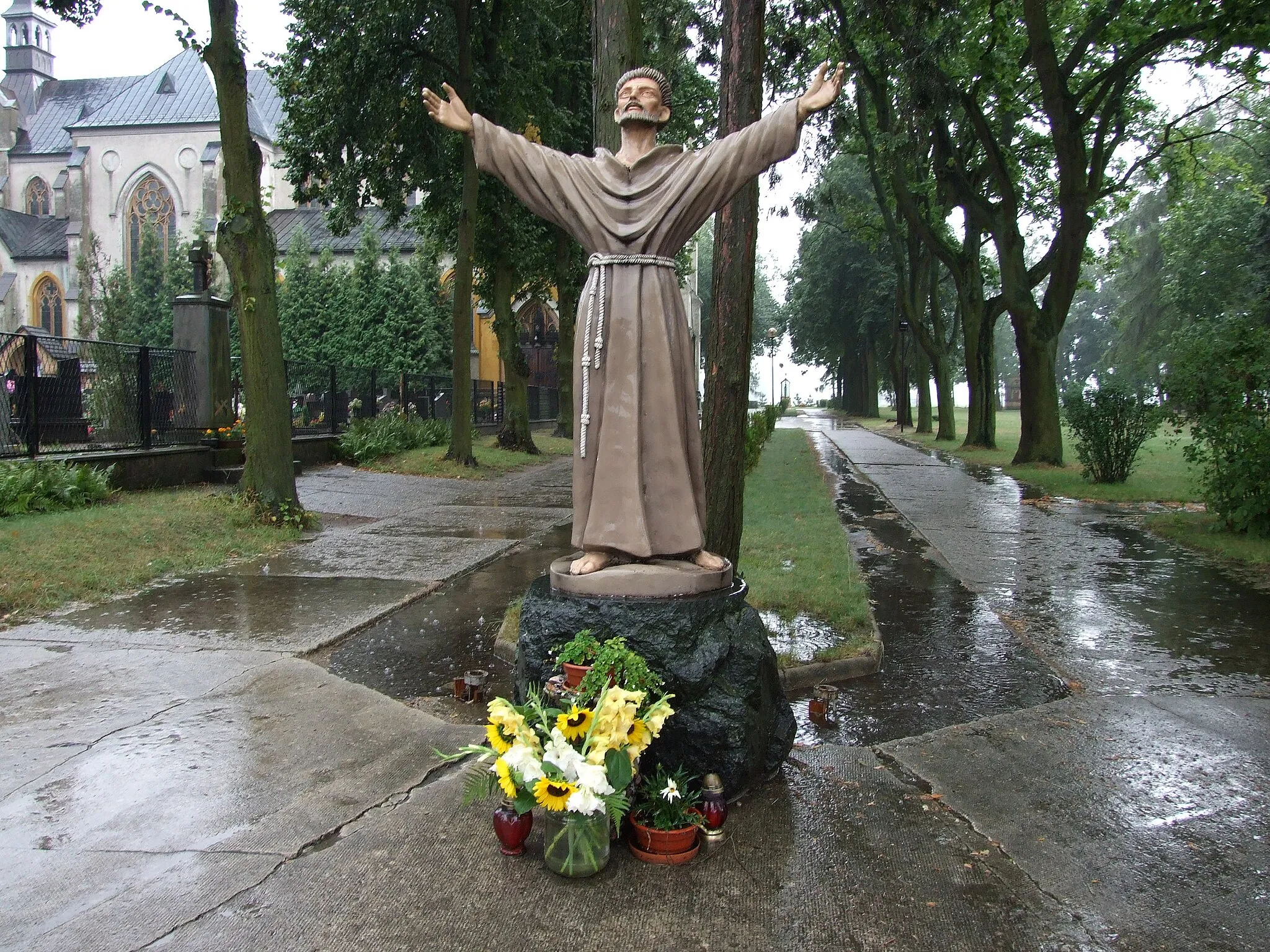 Photo showing: Kościół św. Franciszka w Borkach Wielkich