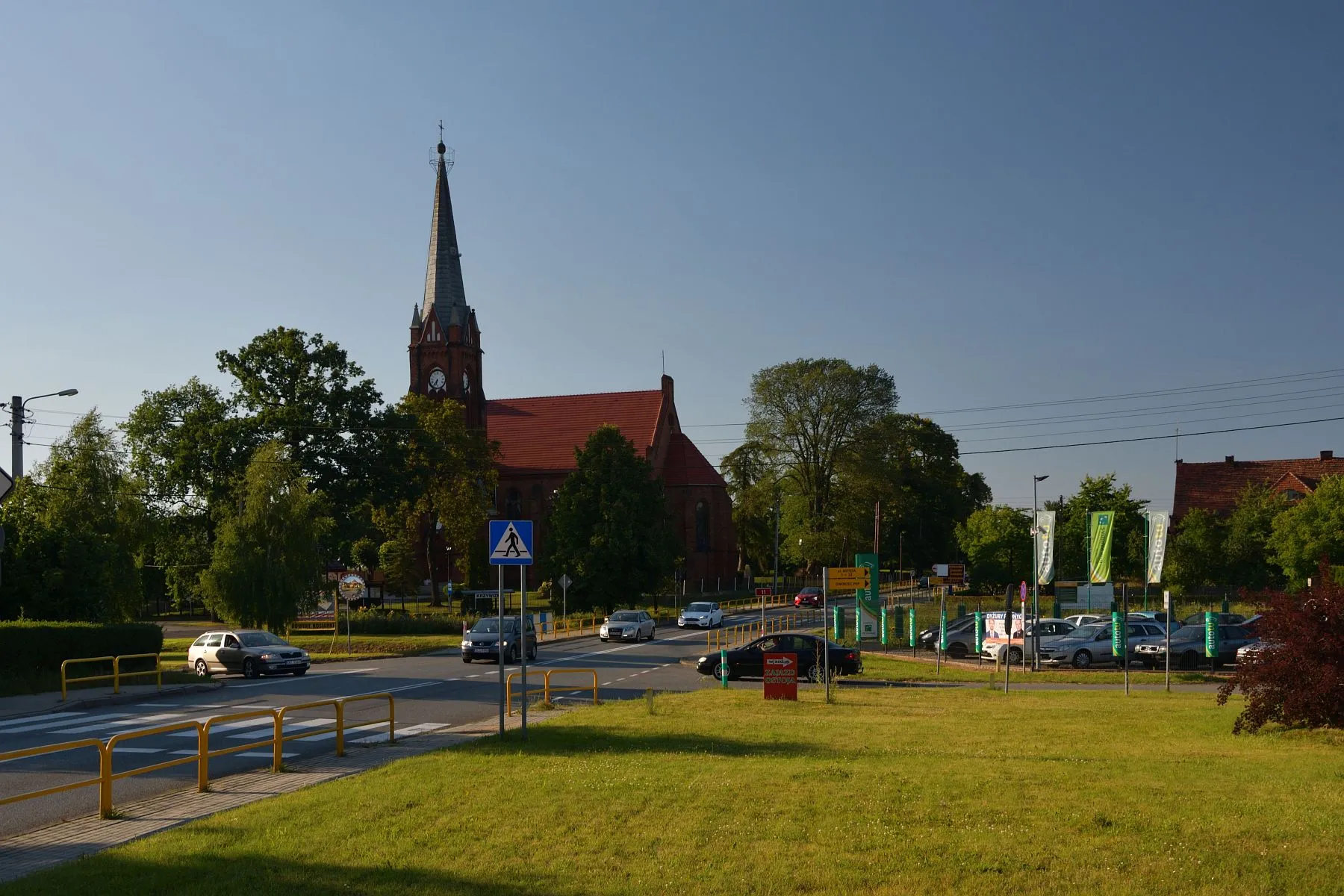 Photo showing: Krzywizna, centrum wsi, lipiec 2022