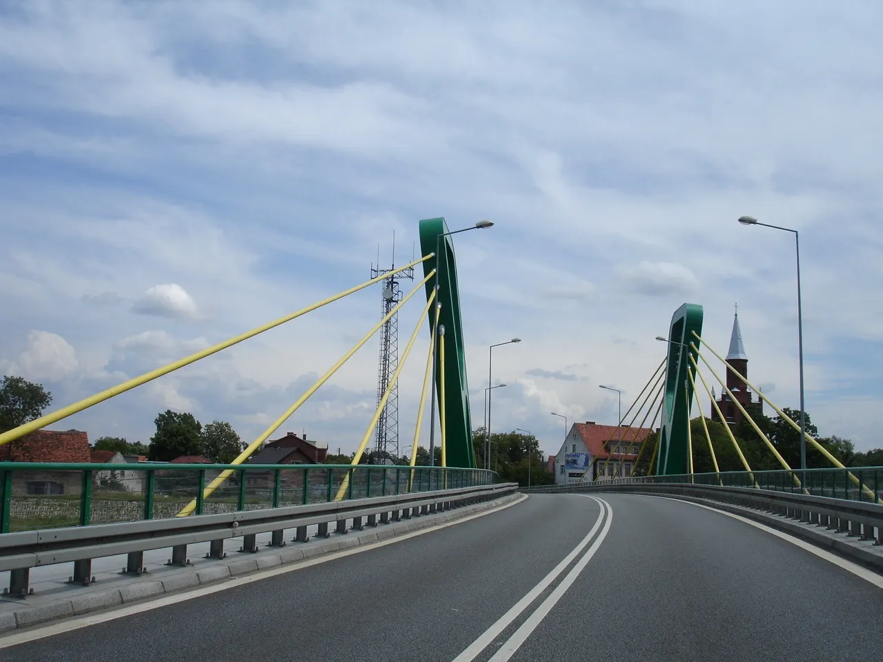 Photo showing: Skorogoszcz - new bridge