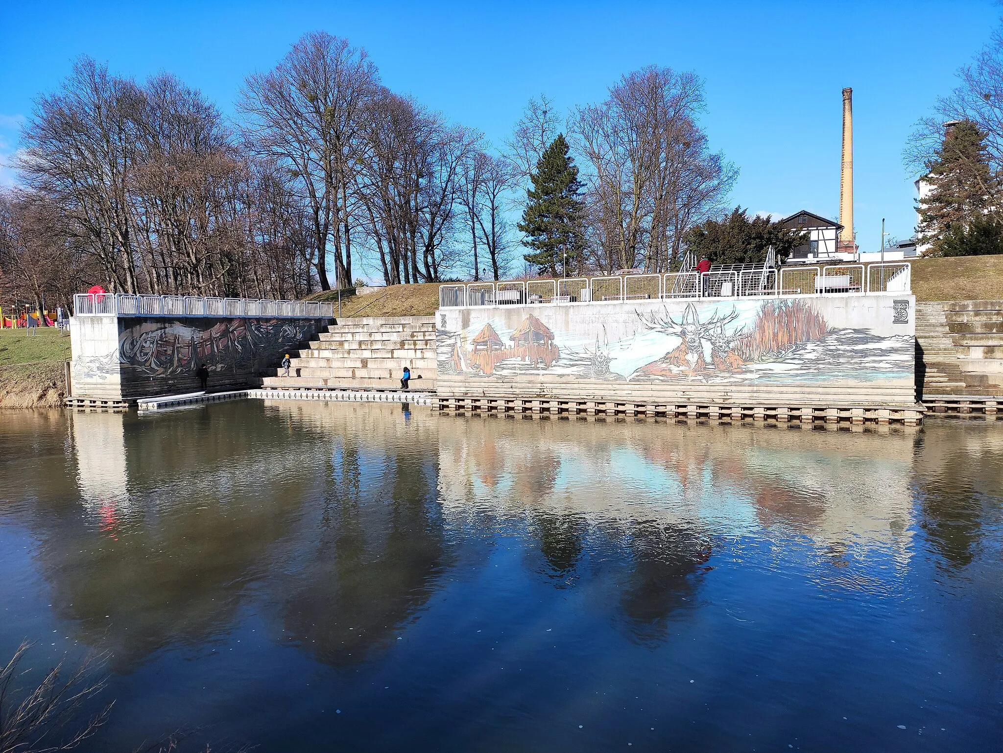 Photo showing: Bulwary Nadodrzańskie, Ostróg, Racibórz, Slezské vojvodství, Polsko