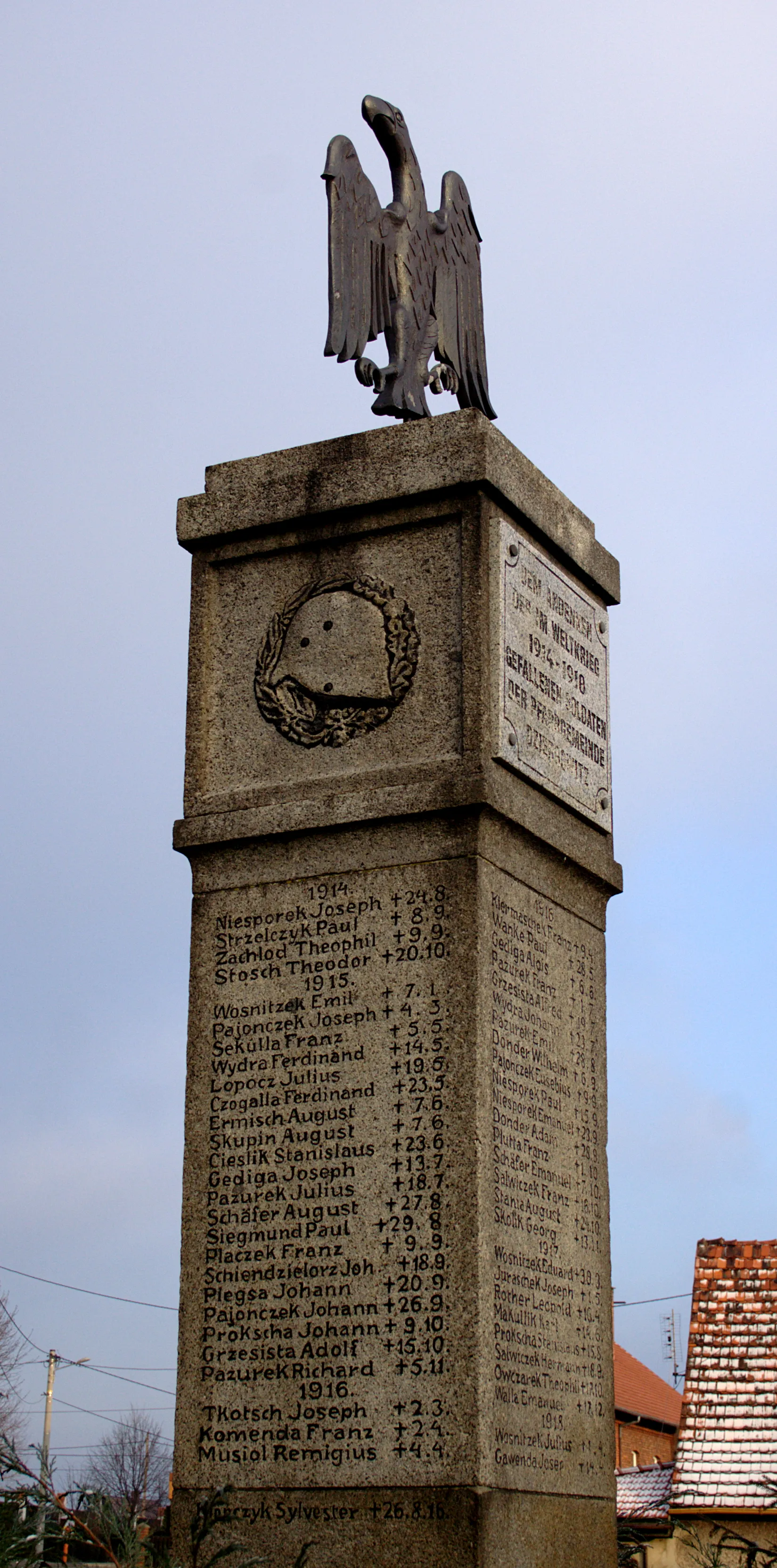 Photo showing: Pomnik poległych w Dziergowicach