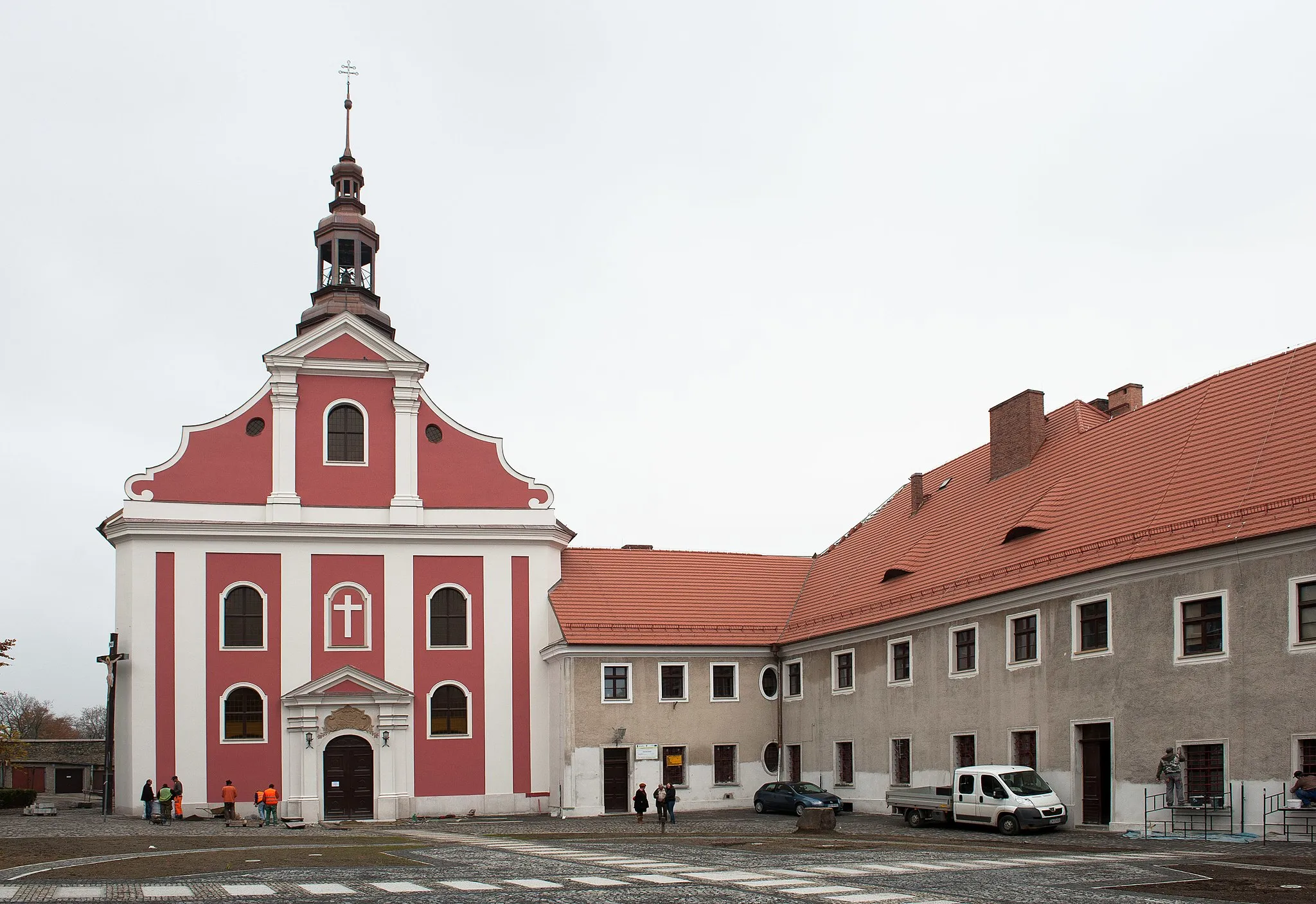 Photo showing: Kościół i klasztor franciszkanów w Głubczycach.