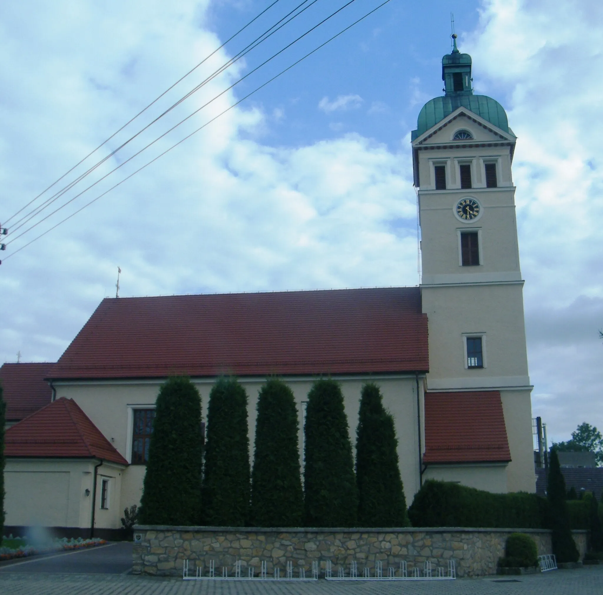 Photo showing: Kościół par. p.w. św. Bartłomieja, mur., 1751, 1842; Jełowa, Łubniany