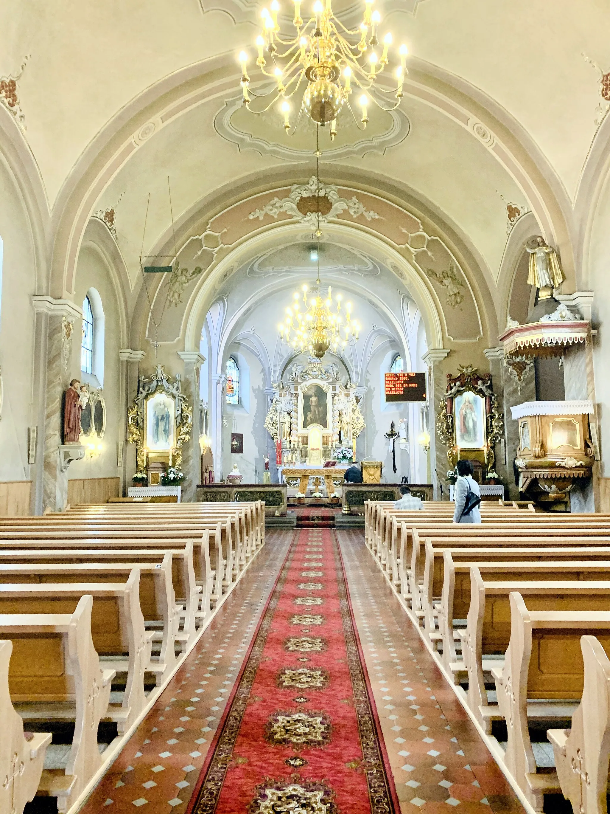 Photo showing: Pokrzywnica- wnętrze kościoła