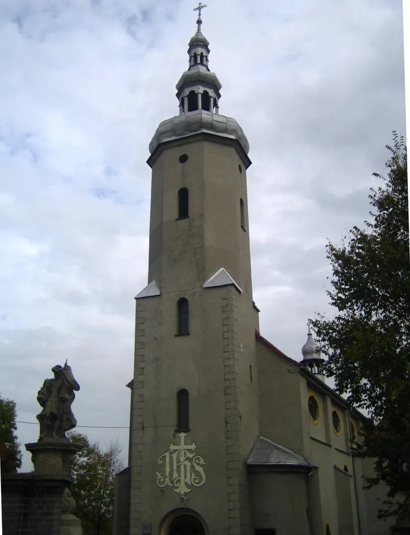 Photo showing: Church in Polska Cerekiew village, Silesia, PL