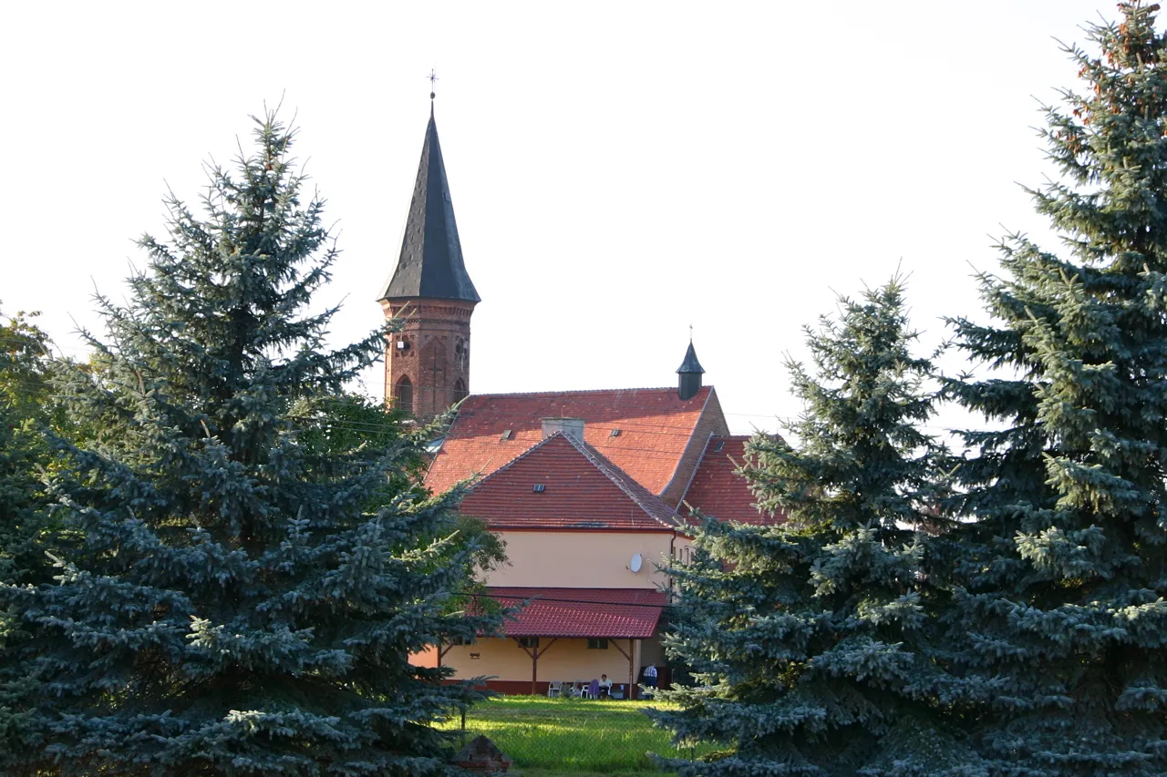 Photo showing: Kościół par. pw. Nawiedzenia NMP, z 1852 r., w Łężcach – wieś w Polsce położona w województwie opolskim, w powiecie kędzierzyńsko-kozielskim, w gminie Reńska Wieś.