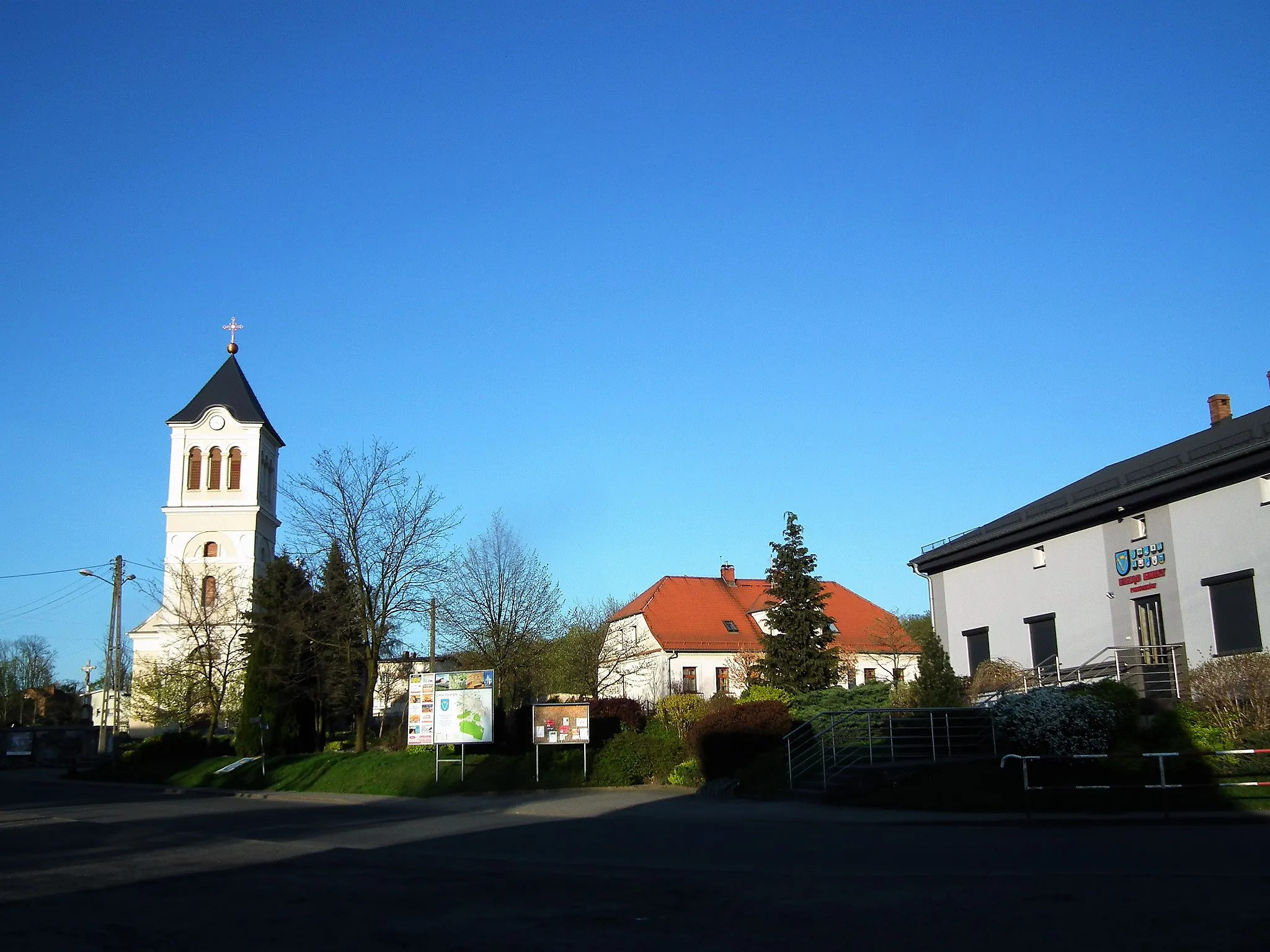 Photo showing: Centrum wsi Pawonków.