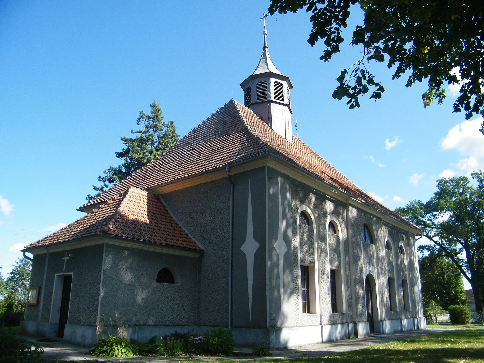 Photo showing: kościół ewangelicki, ob. rzym.-kat fil. p.w. św. Judy Tadeusza
Kurznie, Popielów