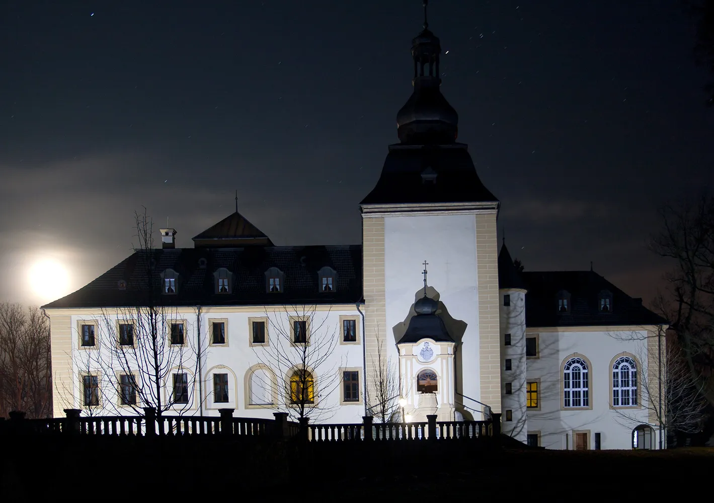 Photo showing: widok strony zachodniej pałacu