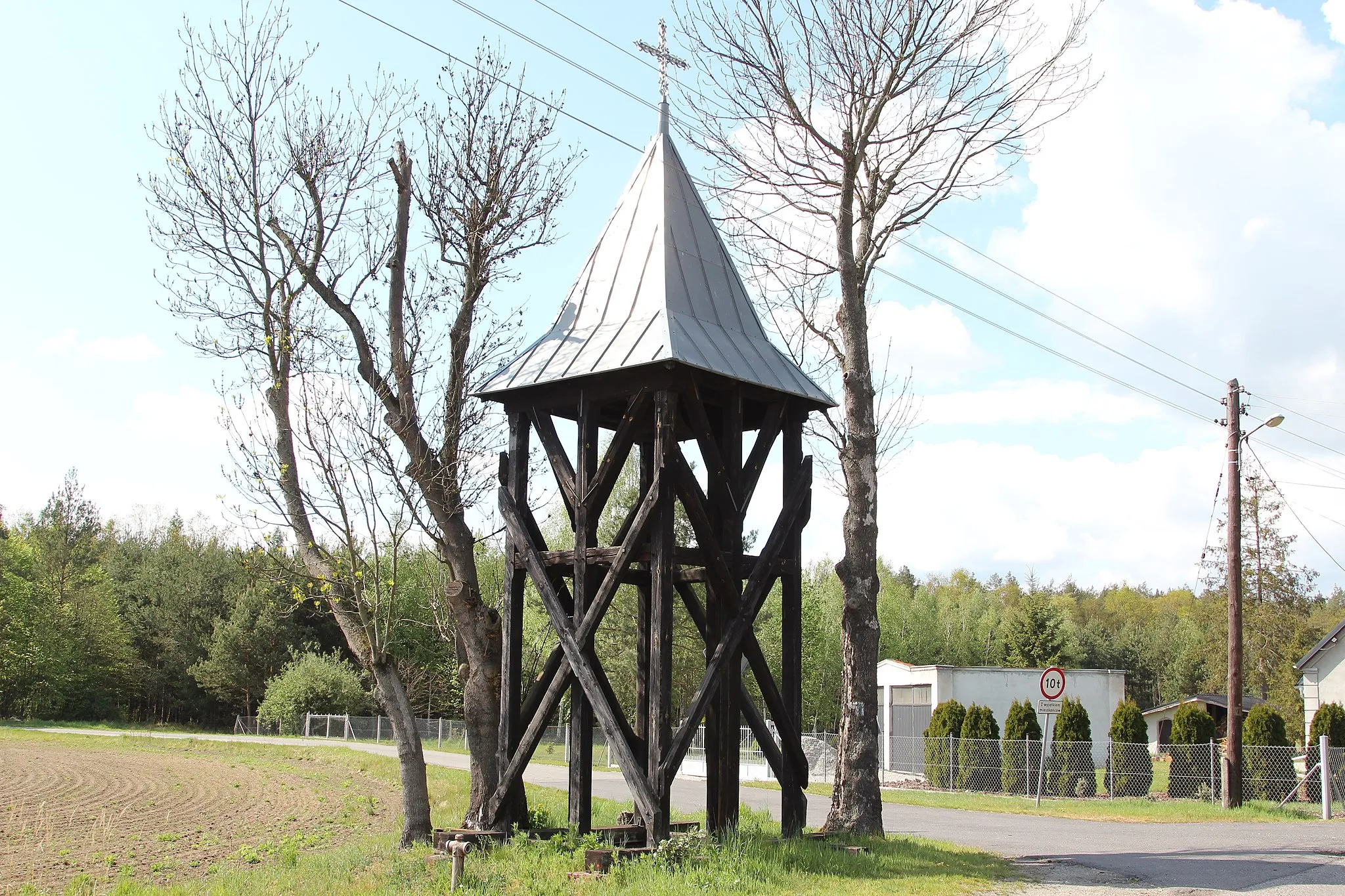 Photo showing: Bell tower in Borucice