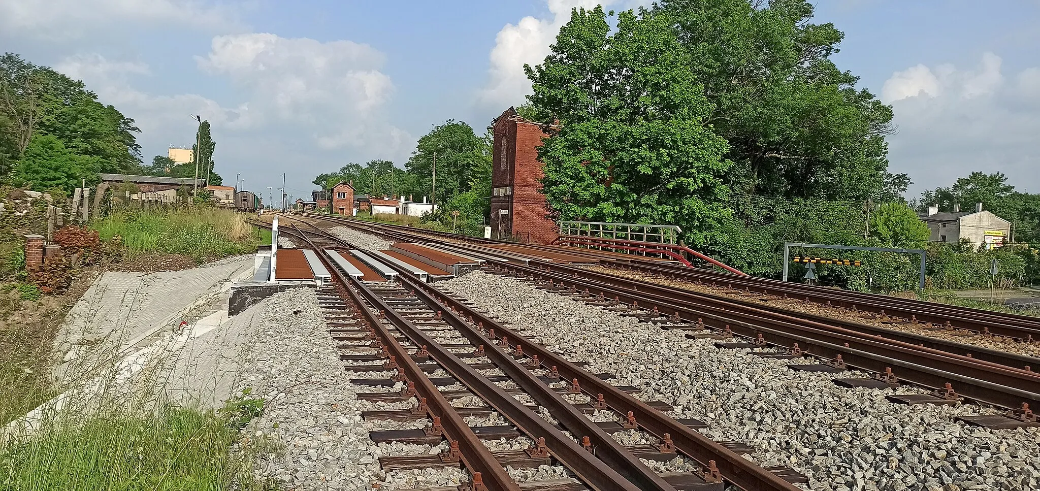 Photo showing: Railway viaduct at Nyska Street in Prudnik, Poland.