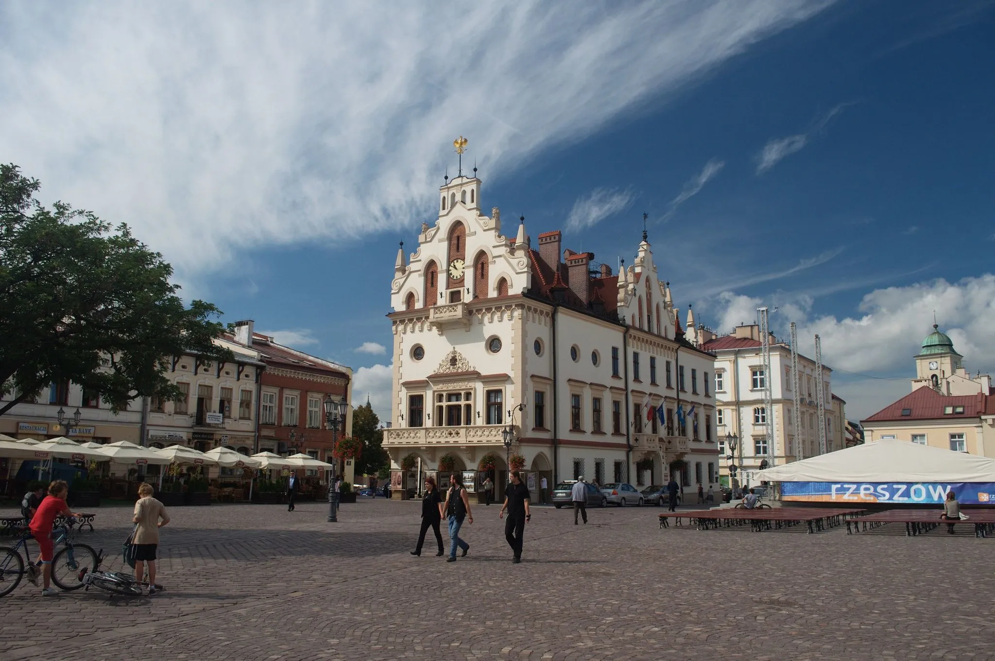 Photo showing: Rzeszów town square