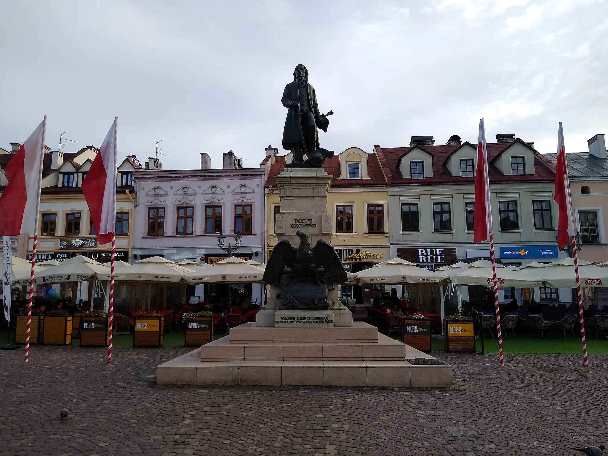 Photo showing: Rzeszów (Rynek) - pomnik Kościuszki