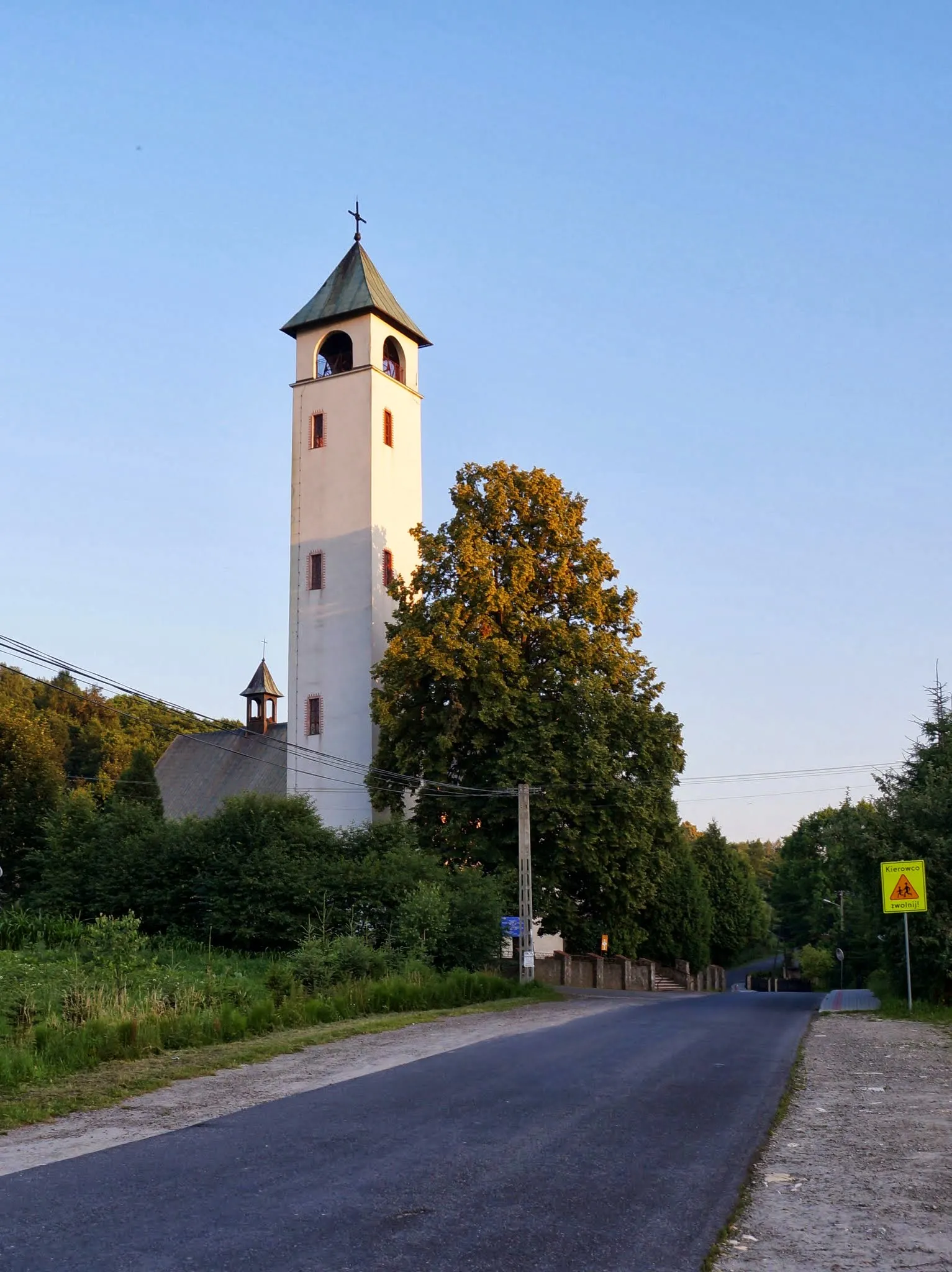 Photo showing: Kąkolówka - dzwonnica kościoła parafialnego