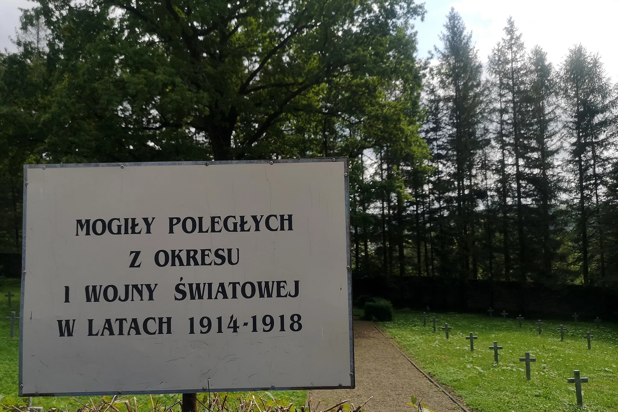 Photo showing: Austro-Hungarian military cemetery in Dukla