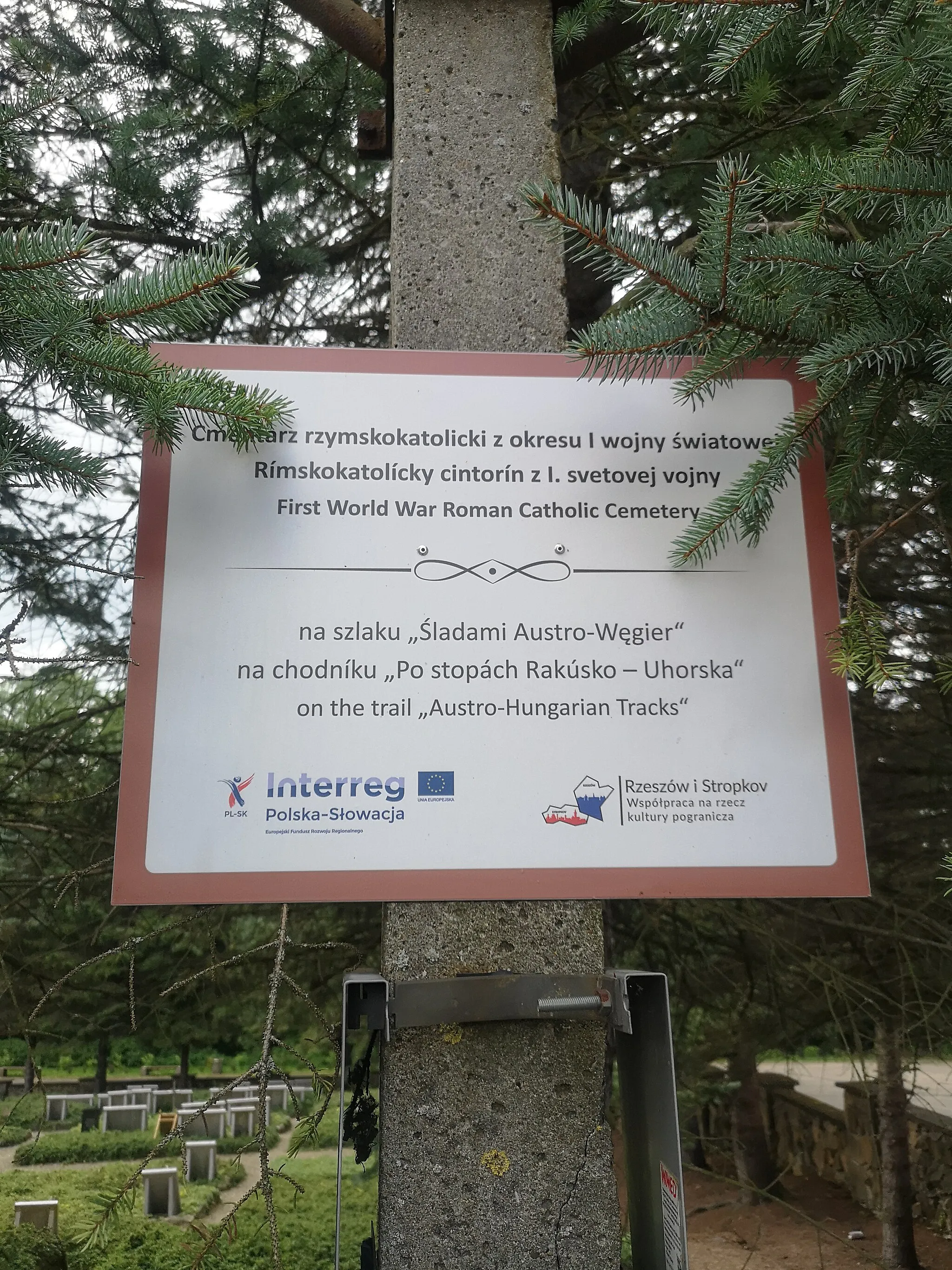 Photo showing: Austro-Hungarian military cemetery in Dukla