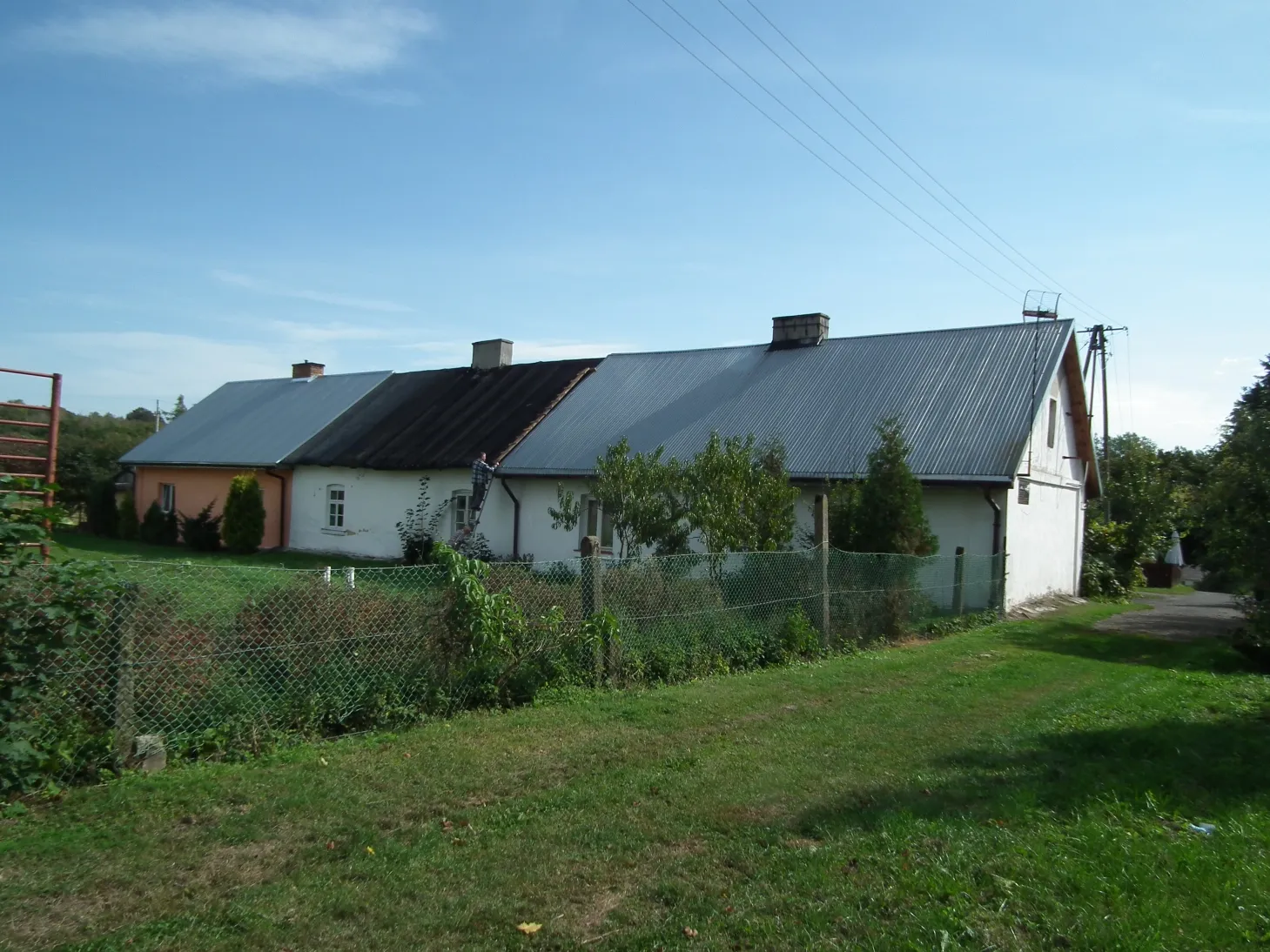 Photo showing: Olbięcin - zespół pałacowy 2 poł. XIX w.: czworak (zabytek nr A/285 z 6.08.1991)