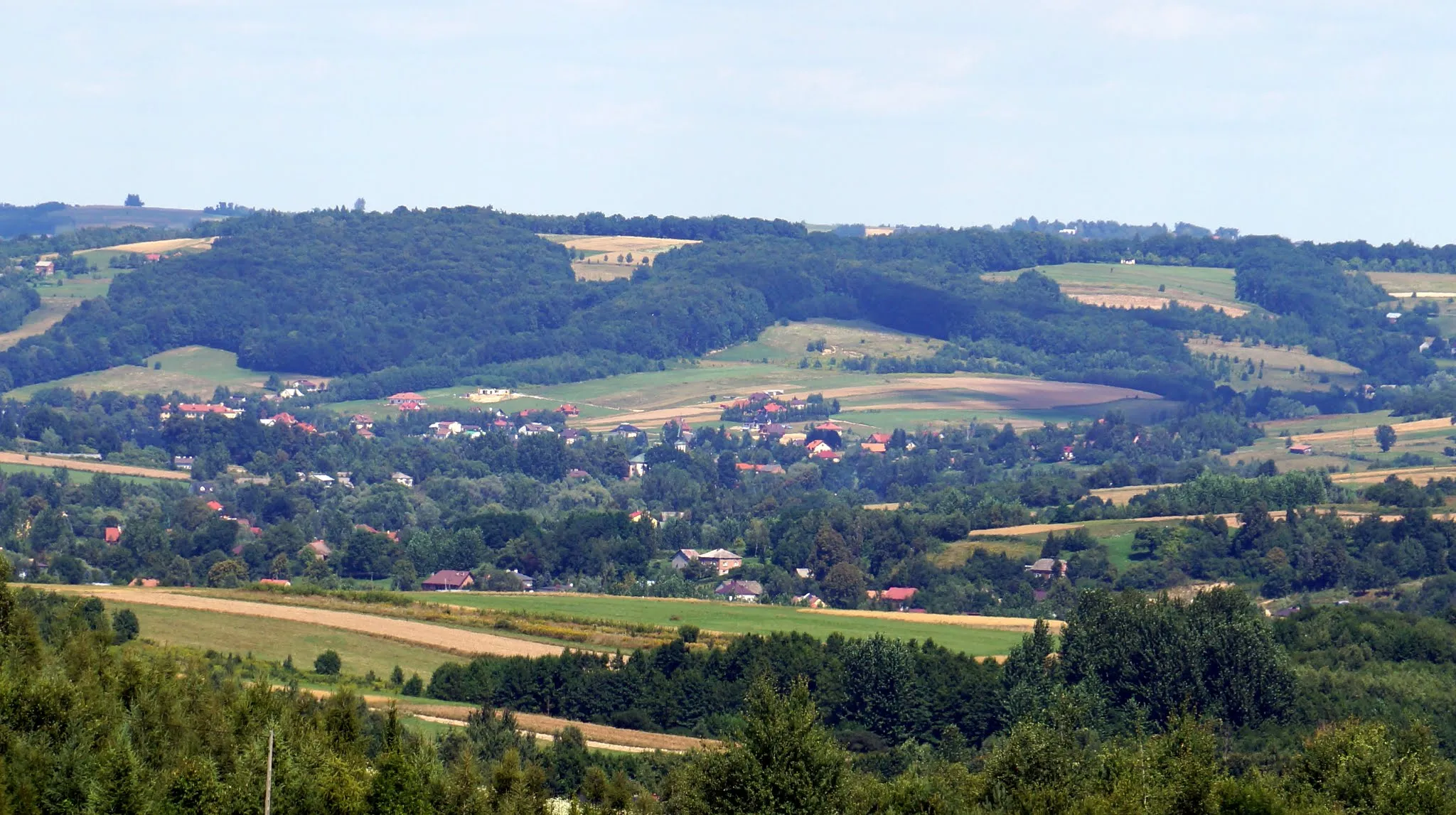 Photo showing: Nowy Borek i Stary Borek z Błażowej Dolnej - Woli