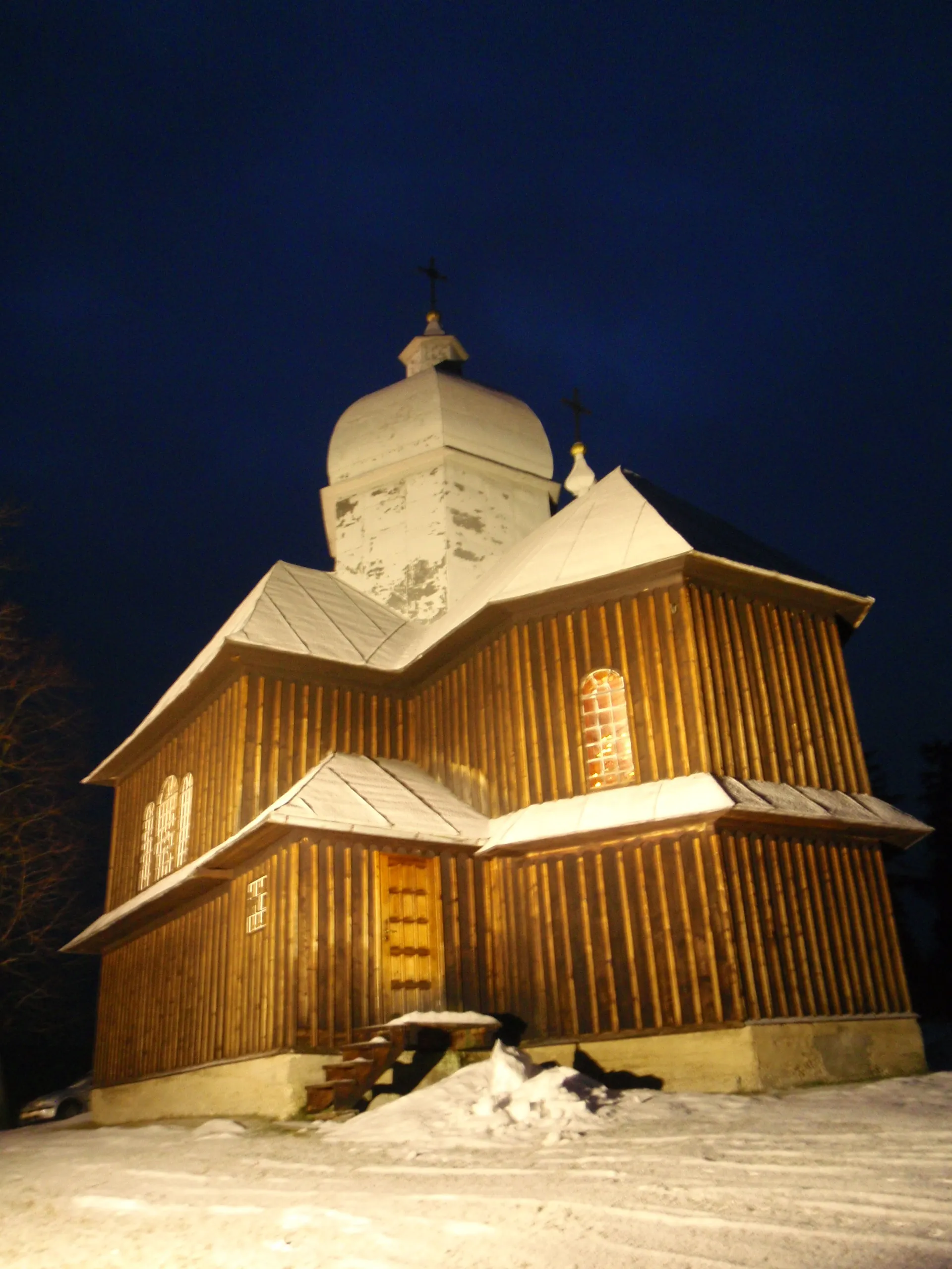 Photo showing: Greek Catholic church in Hoszowczyk