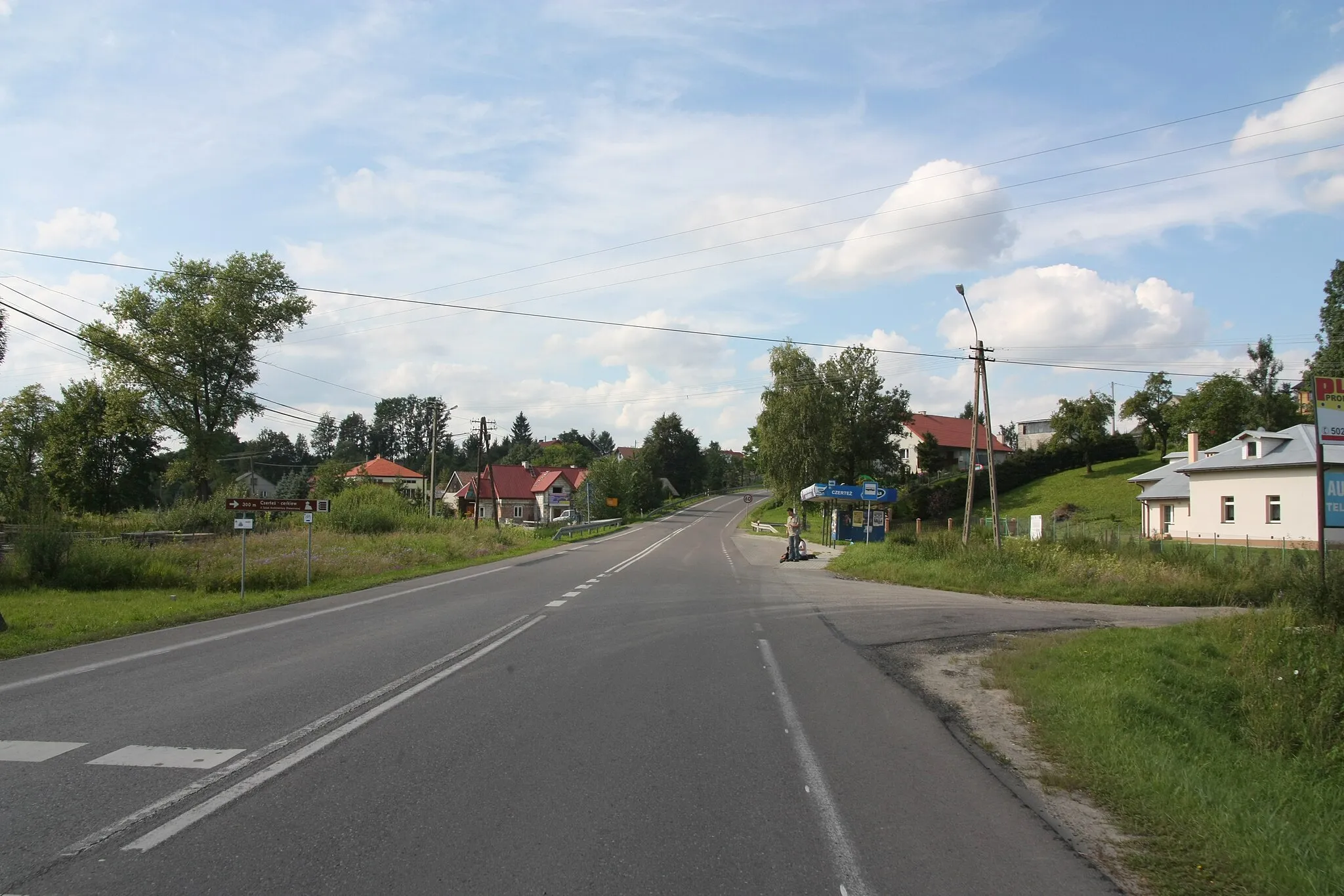 Photo showing: Road in Czerteż.