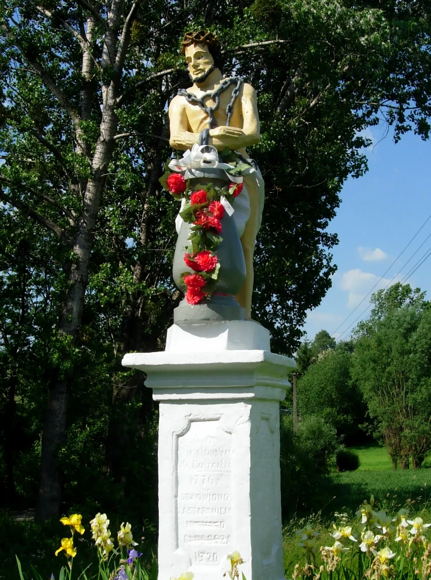 Photo showing: Wayside statue in Wąworków, Poland