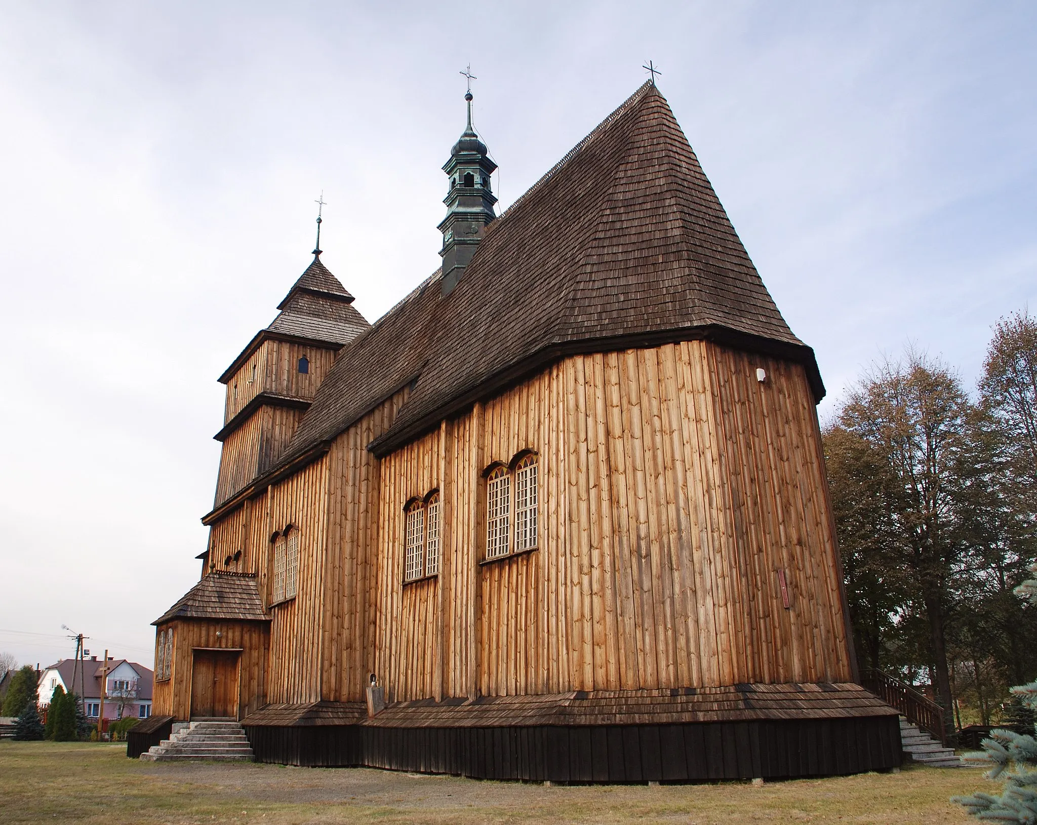 Photo showing: Poręby Dymarskie, kościół p.w. śś. Stanisława Biskupa i Wojciecha, 1649, 1735, 1979