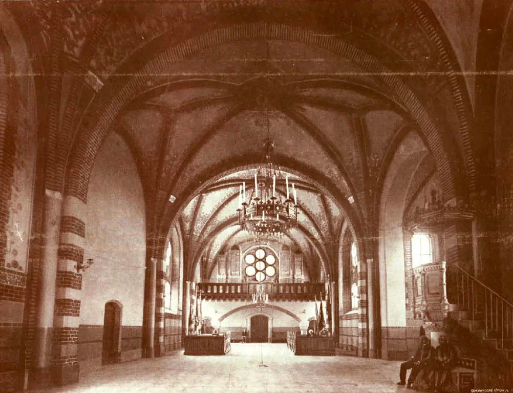 Photo showing: Костел святого Луки у Мровлі. Архітектор Славомир Одживольський (1846-1933).