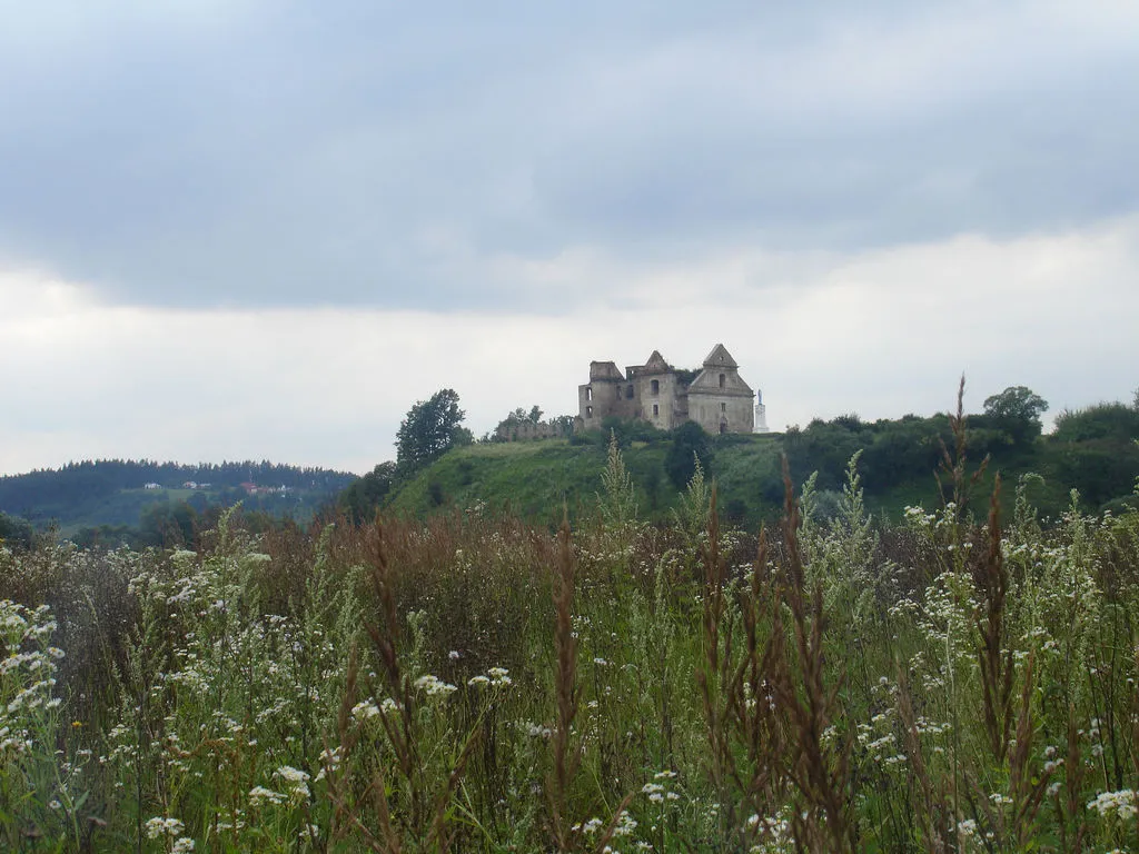 Photo showing: Ruins of monastery in Zagórz on the Osława riveer.