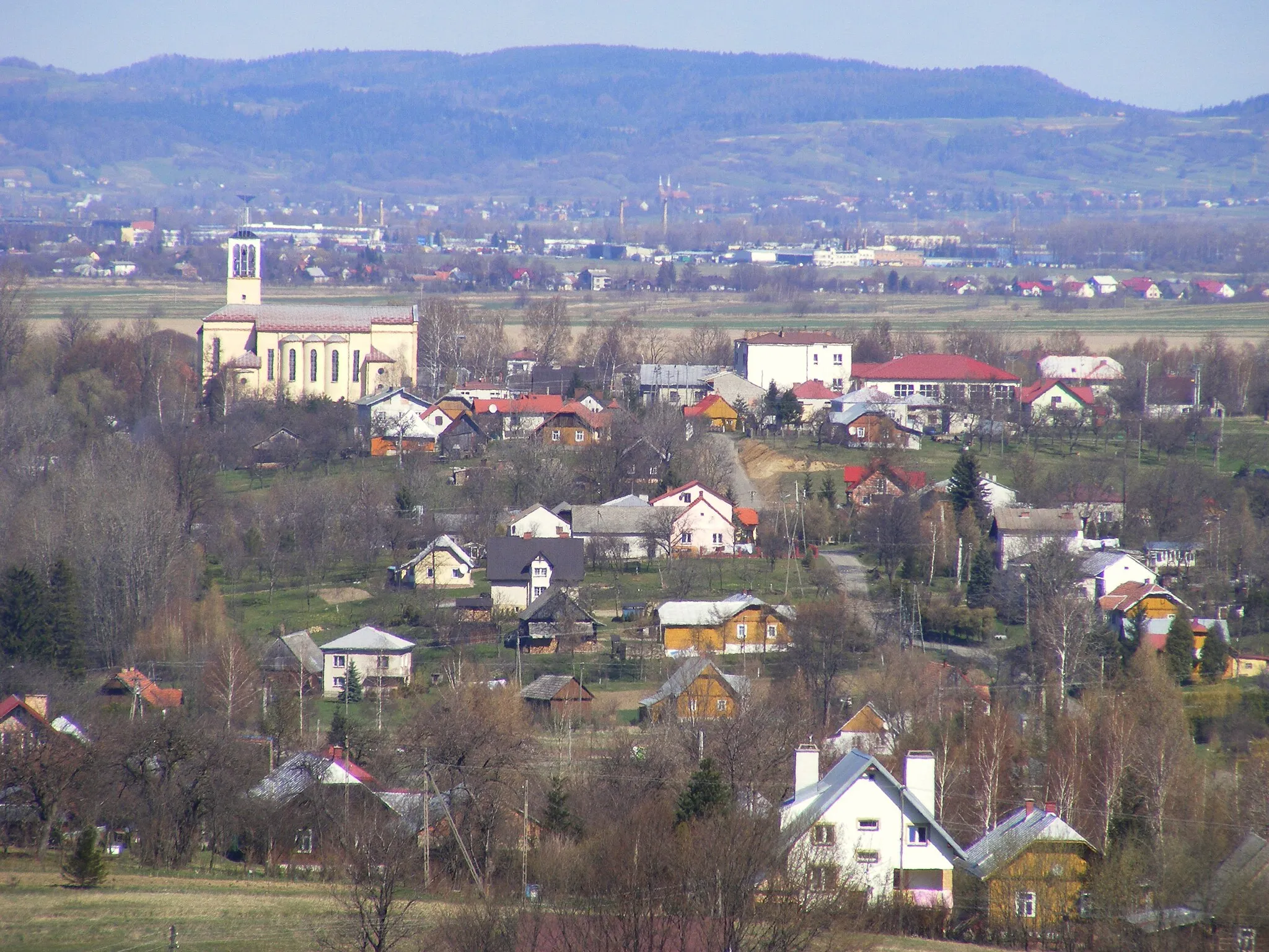 Photo showing: Wrocanka-Góra, ulica Długa i Krzywa