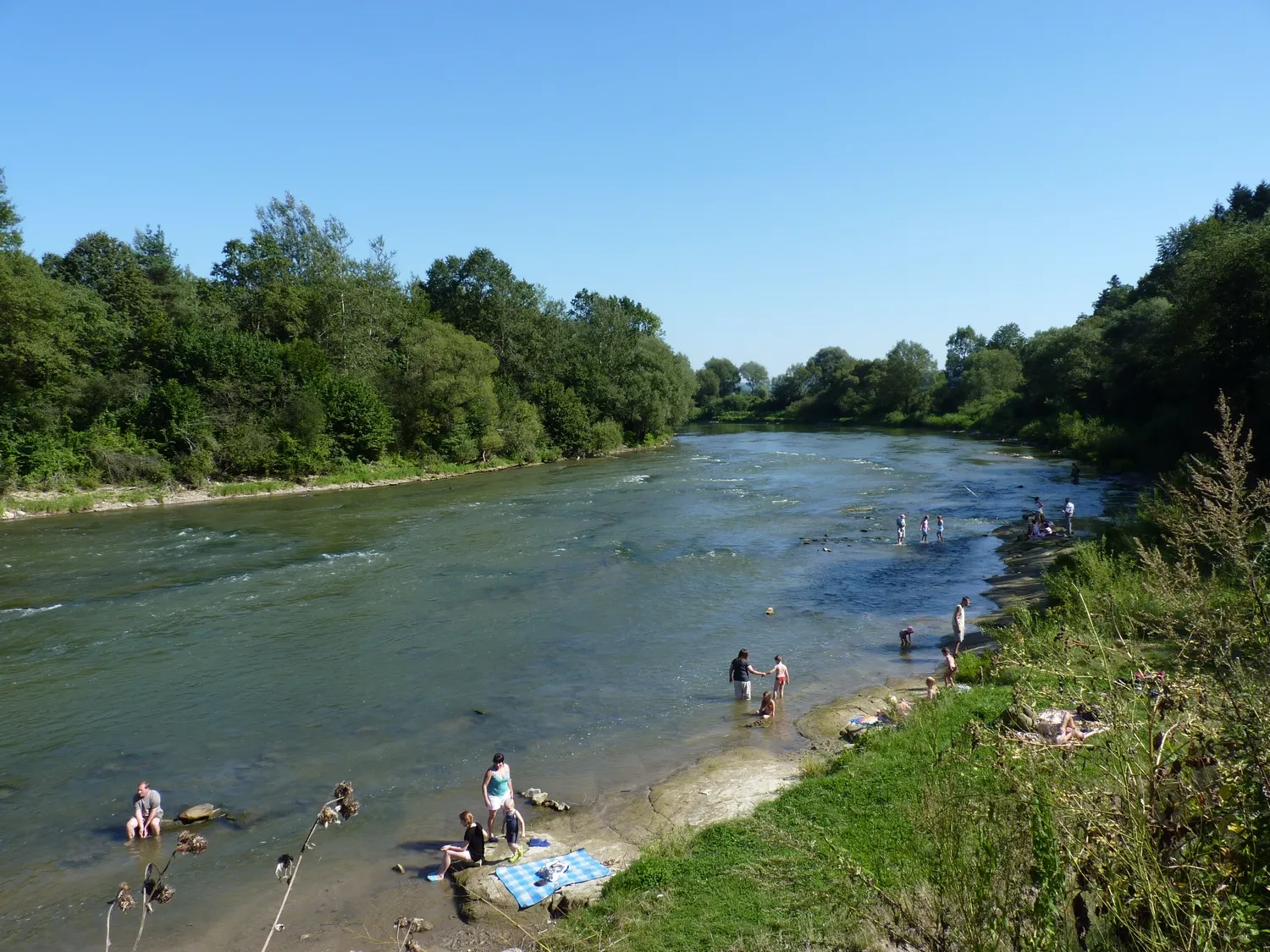 Photo showing: Przełomy na Sanie przy granicy Temeszowa i Witryłowa