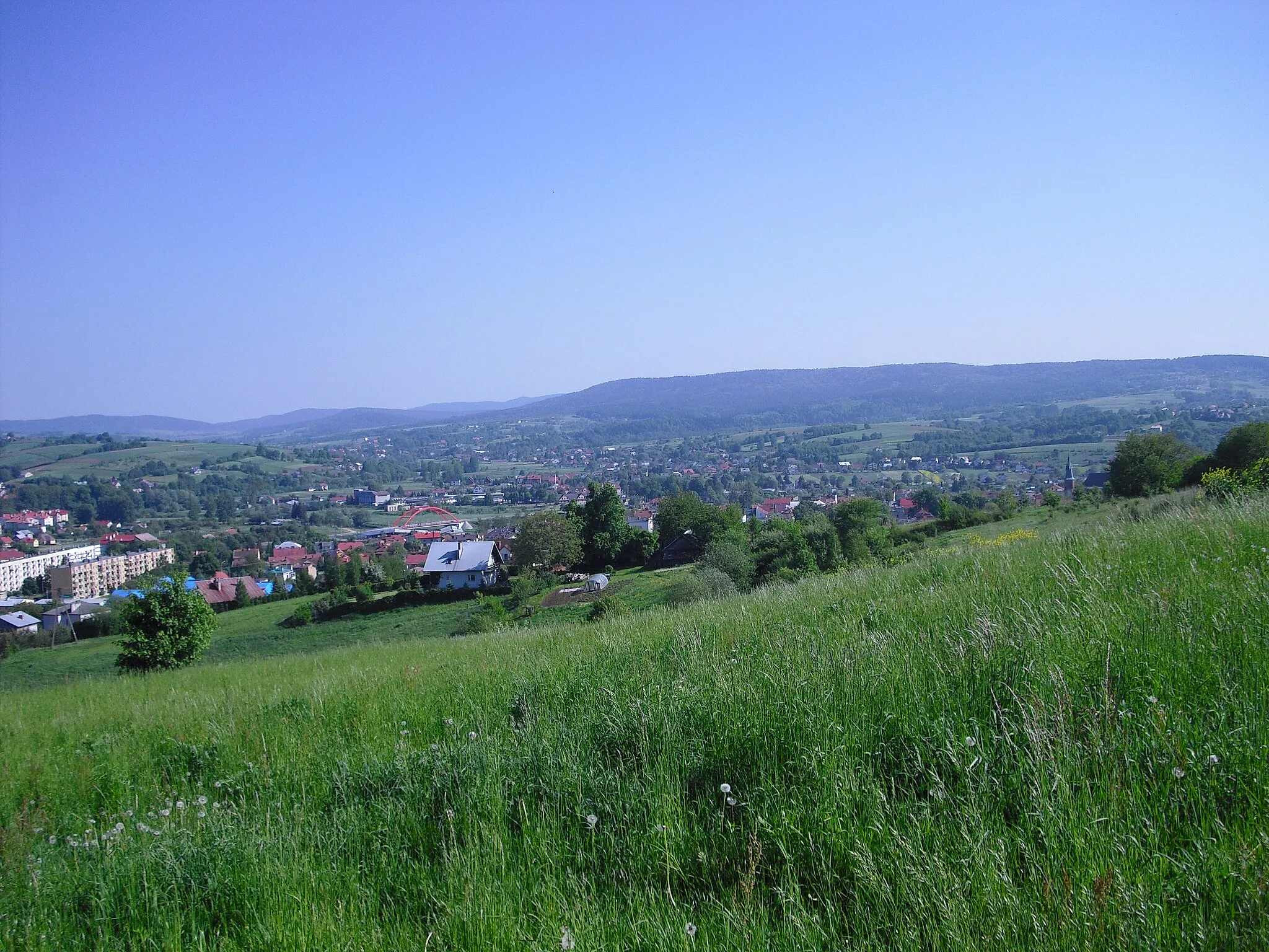 Photo showing: Panorama Strzyżowa - część zachodnia