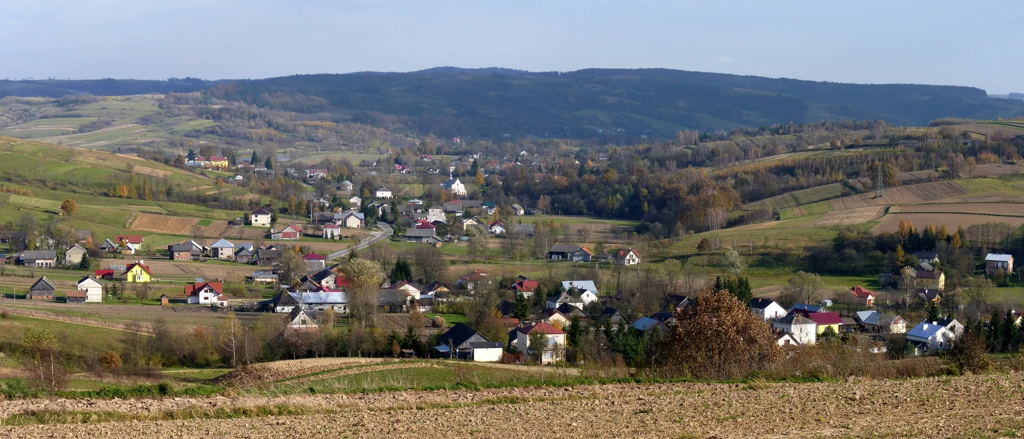 Photo showing: Nozdrzec Góra - widok z Chełmu