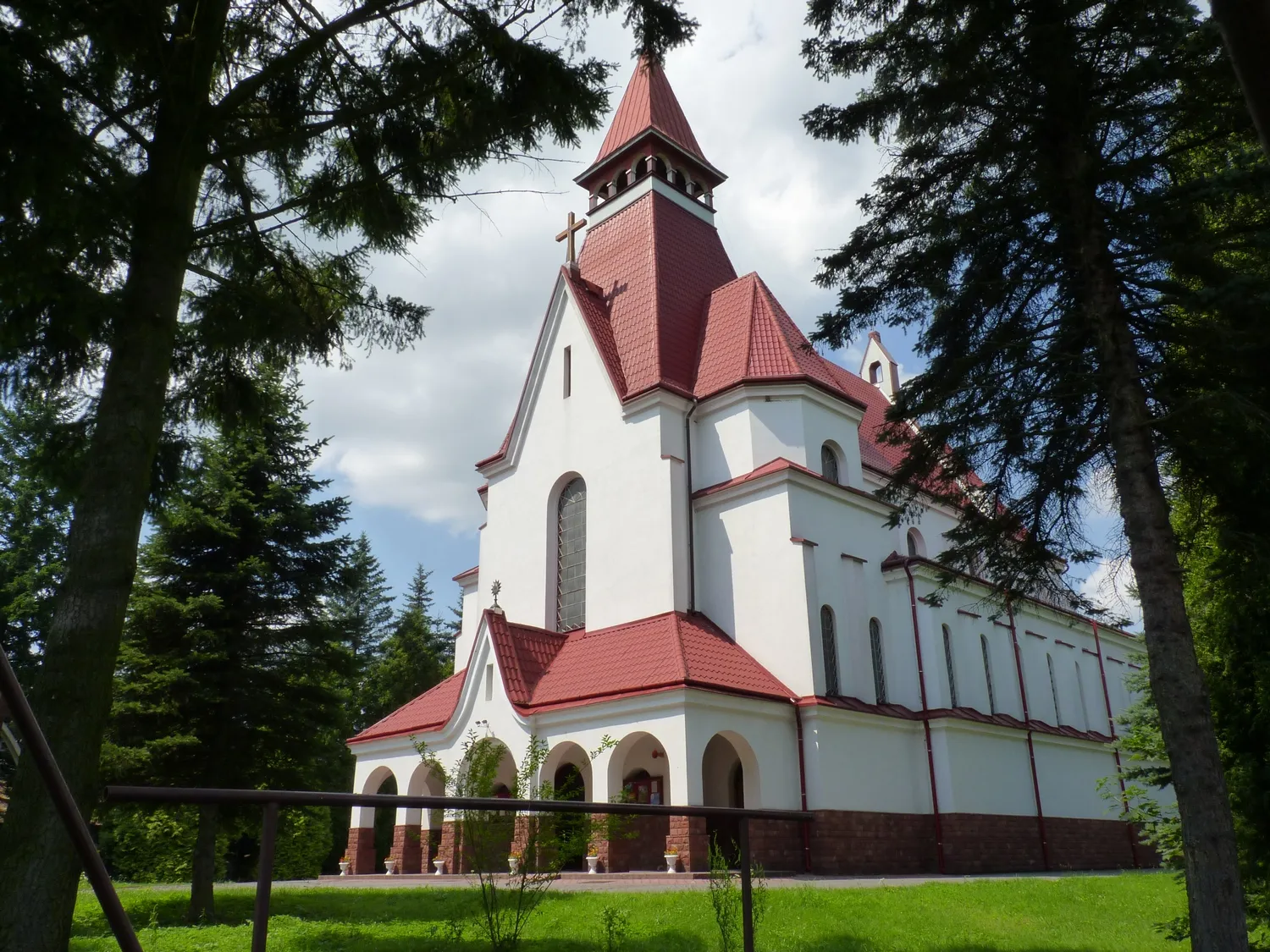 Photo showing: Nowy kościół w Bachórzcu