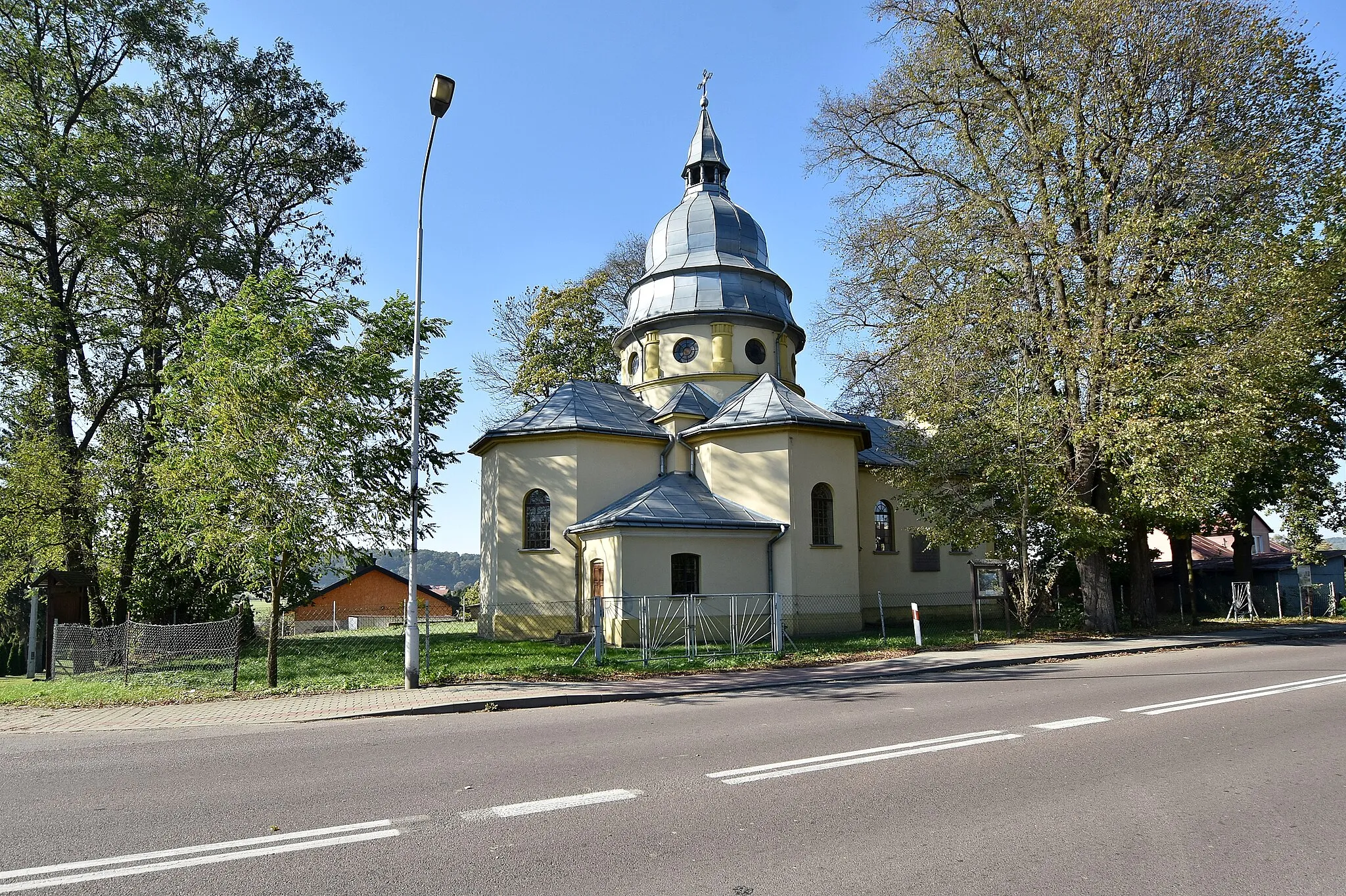 Photo showing: Dubiecko, cerkiew Podniesienia Krzyża Świętego