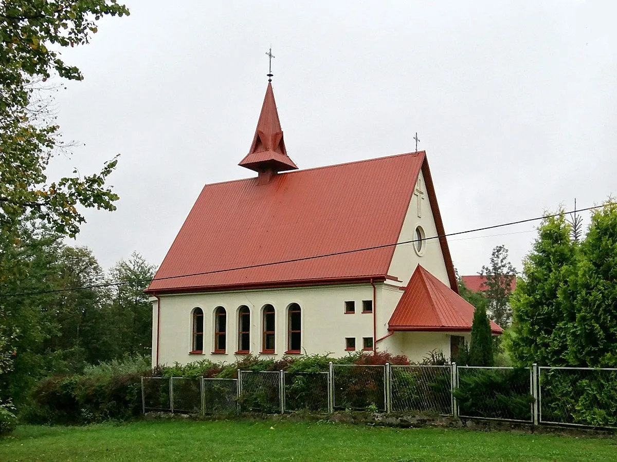 Photo showing: Berezka. Kościół Wniebowzięcia NMP 1986